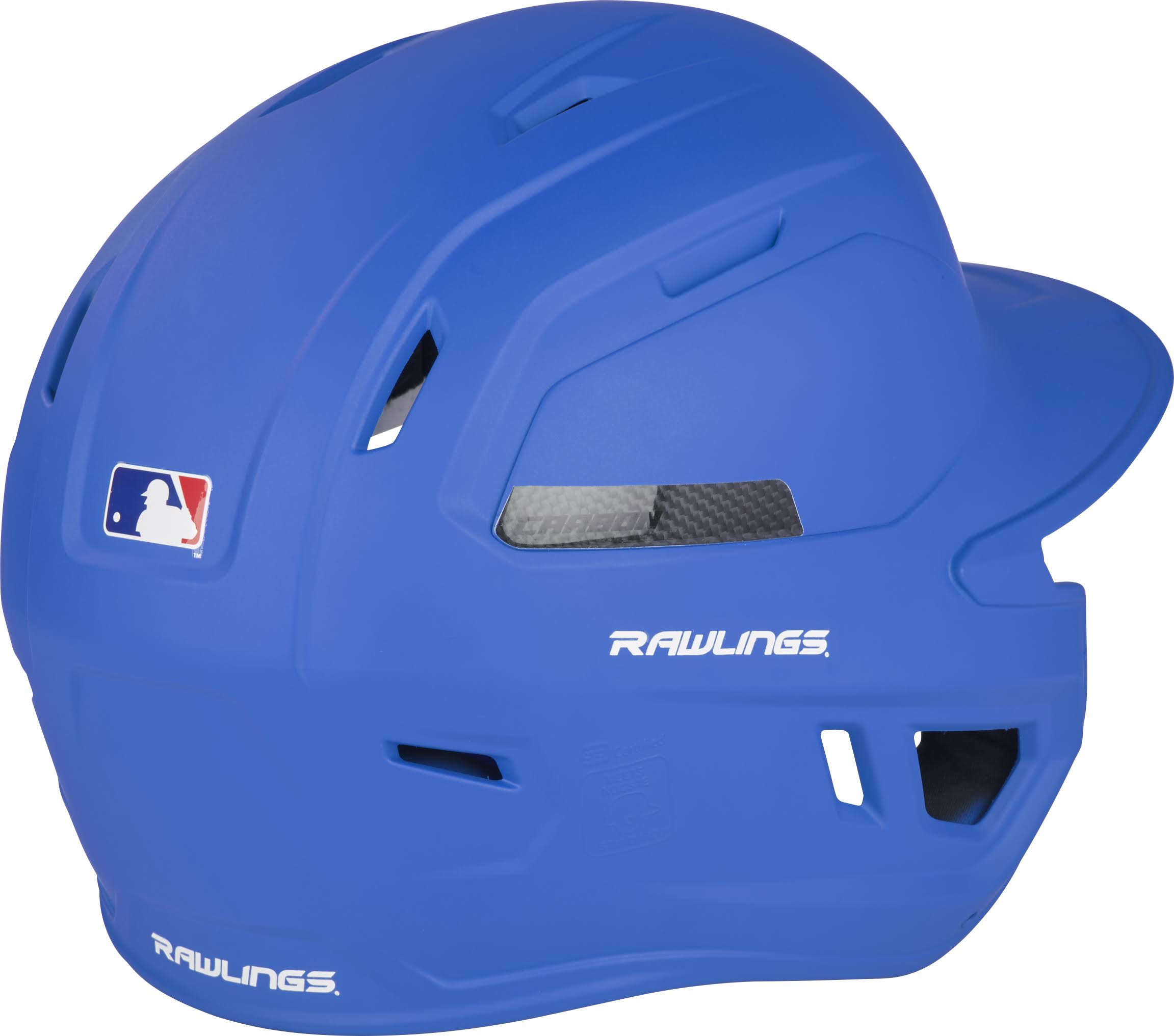 Rawlings Mach Carbon Baseball Batting Helmet, Royal, Large CT03s