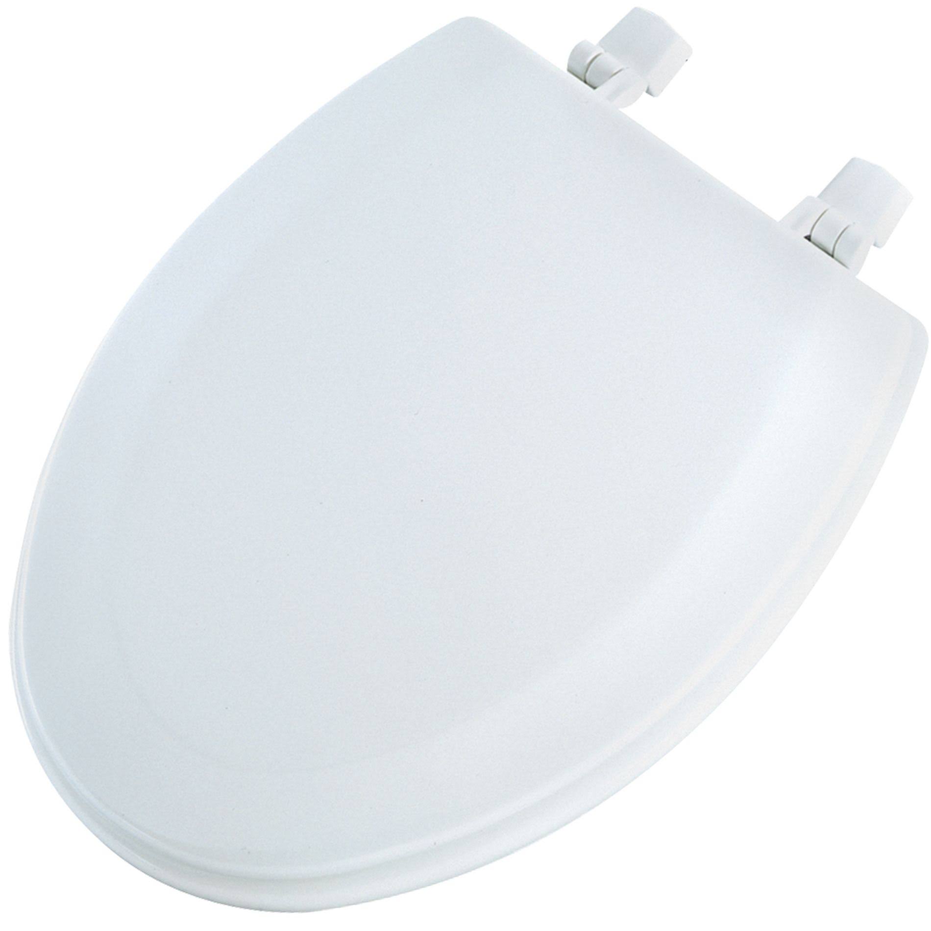 🔥Mayfair Elongated Molded Wood Toilet Seat, White CT03s