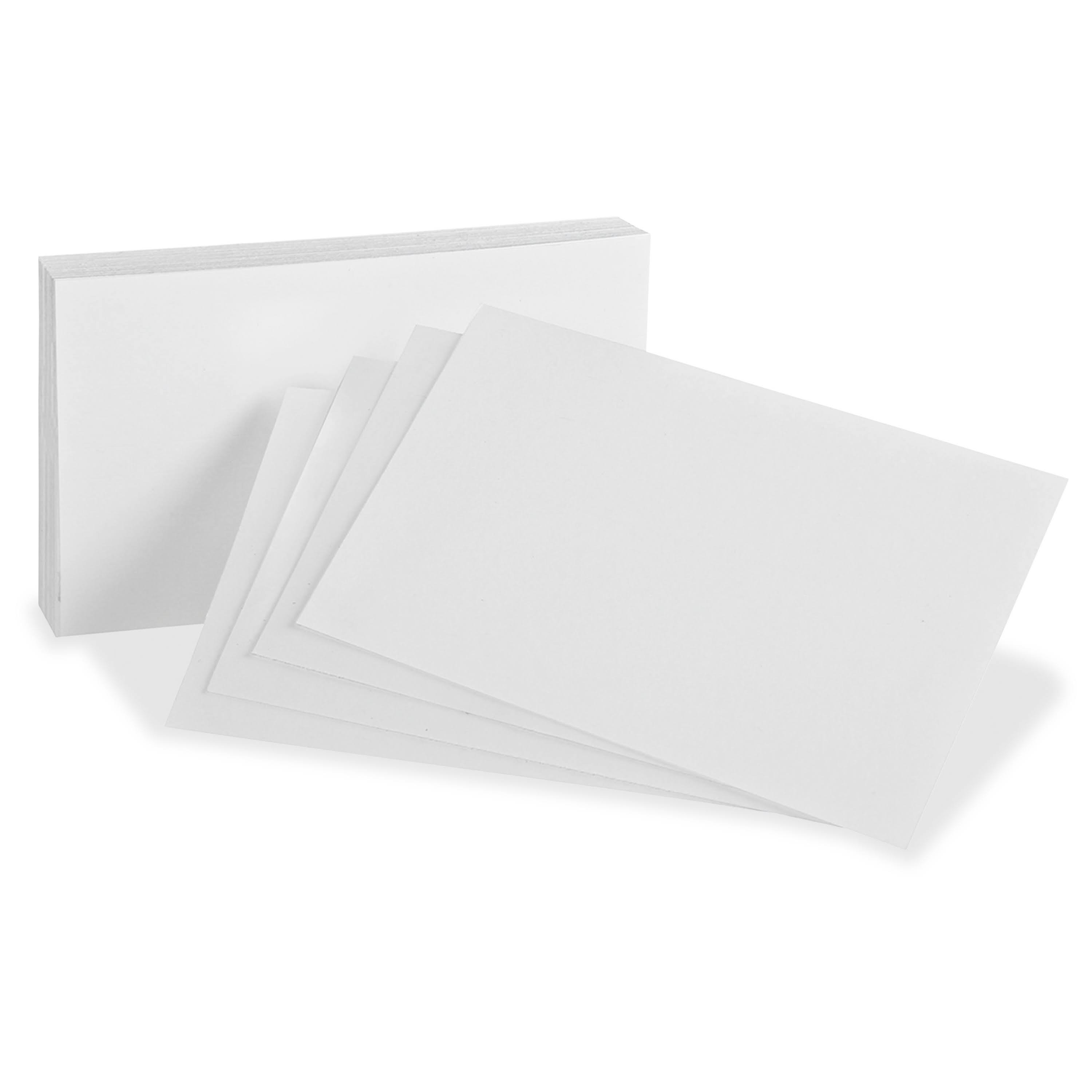 🔥Oxford Blank Index Cards, White, 4" x 6" 300 pack CT03s