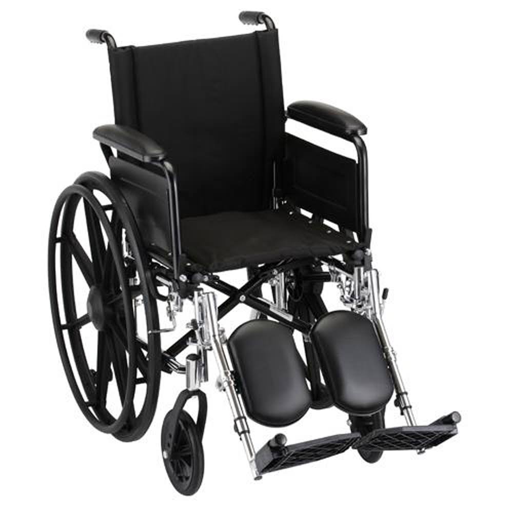 🔥Nova 16 inch Lightweight Wheelchair with Full Arms and Elevating Leg