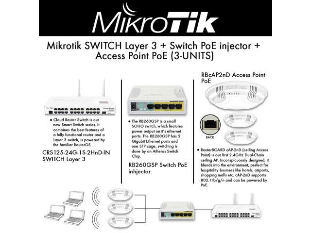 switch layer 3 mikrotik