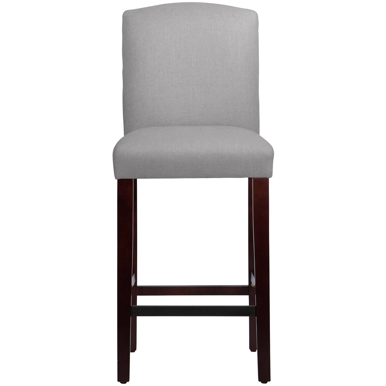 🔥Sylvia Bar Counter Linen Stool Navy Blue, Linen The Company