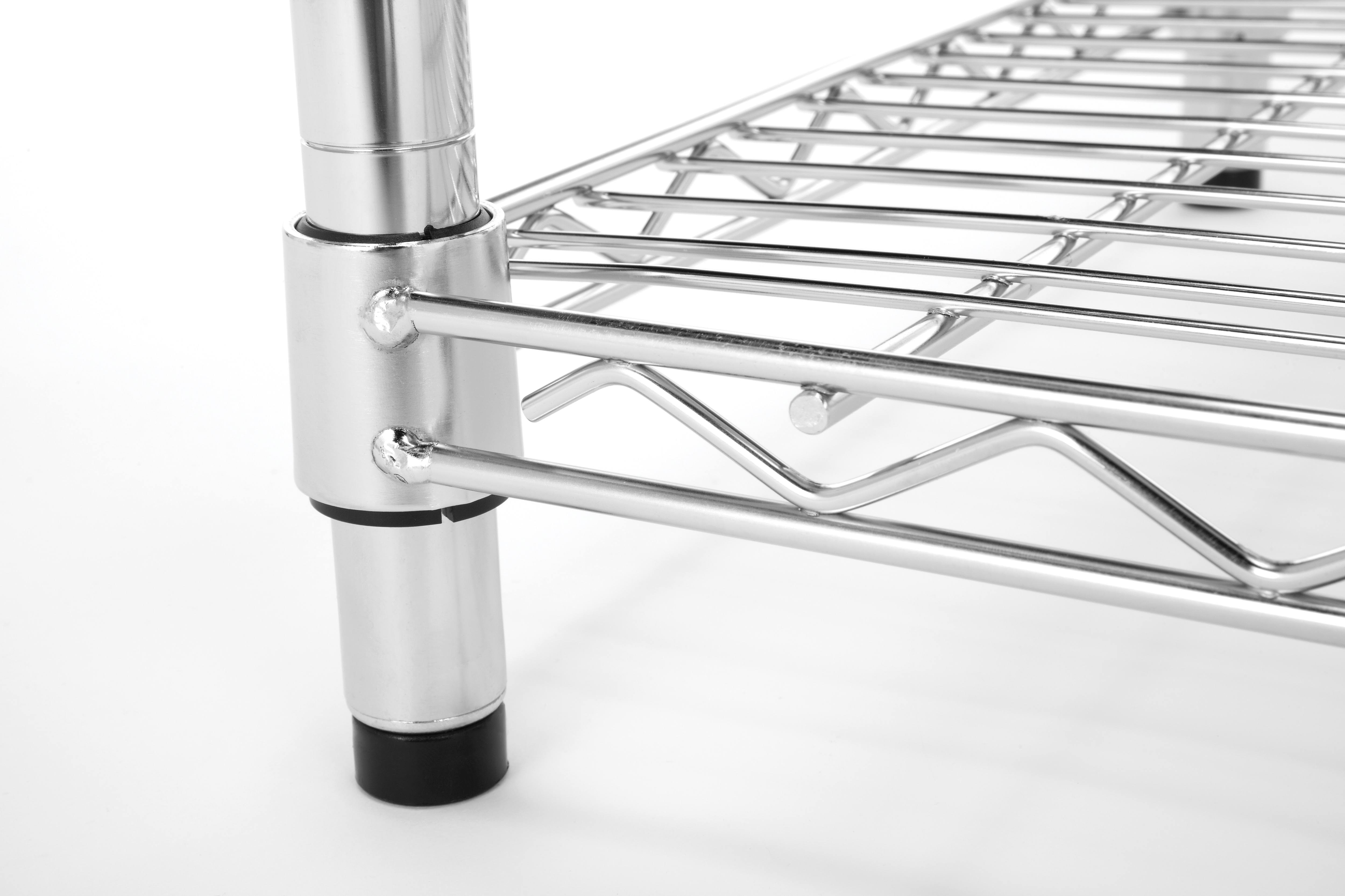 Ofm Complete 4Shelf Shelving Unit, Black / 36in x 72in x 18in CT03s