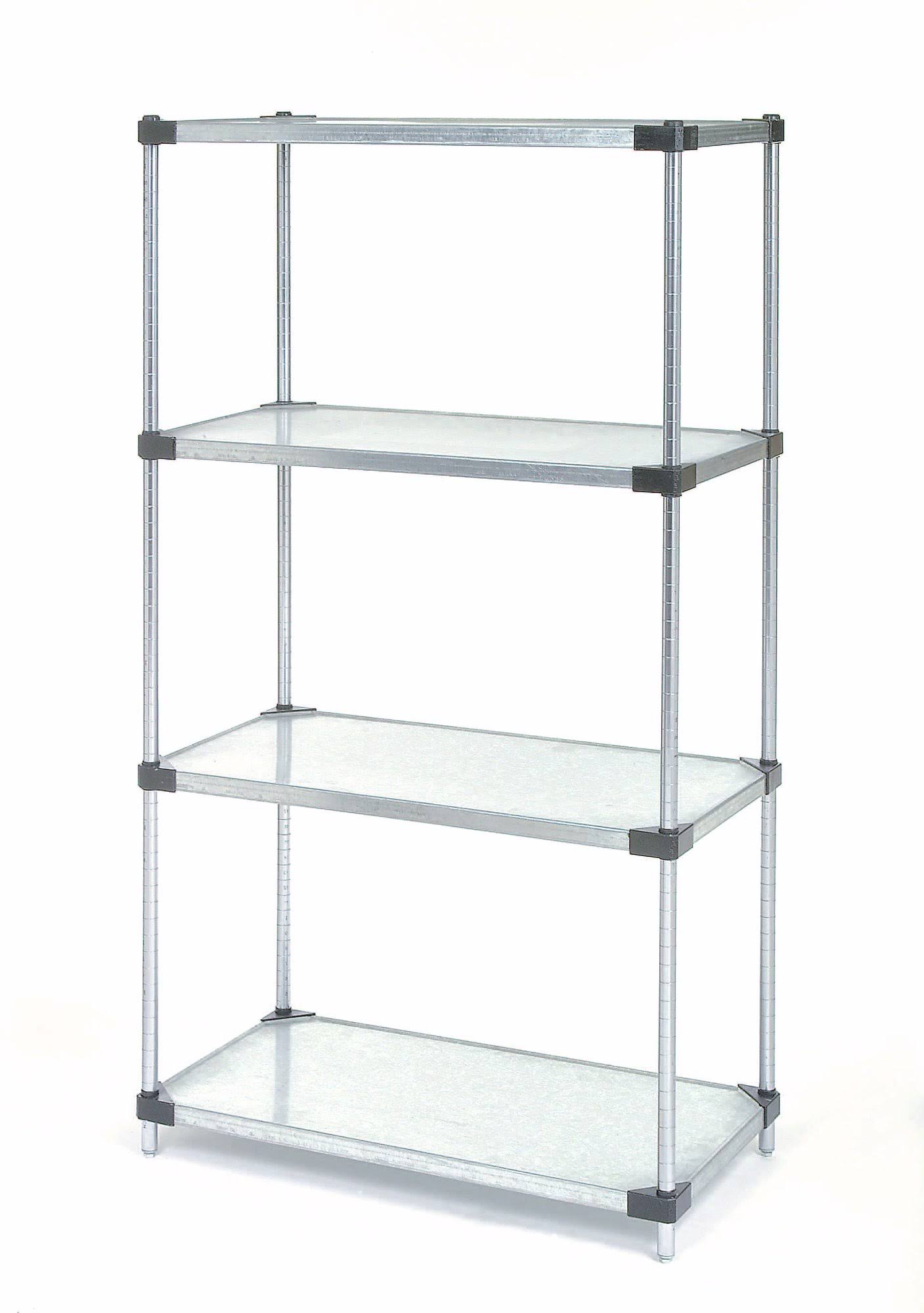 🔥Nexel Solid 4 Shelf Shelving Unit CT03s