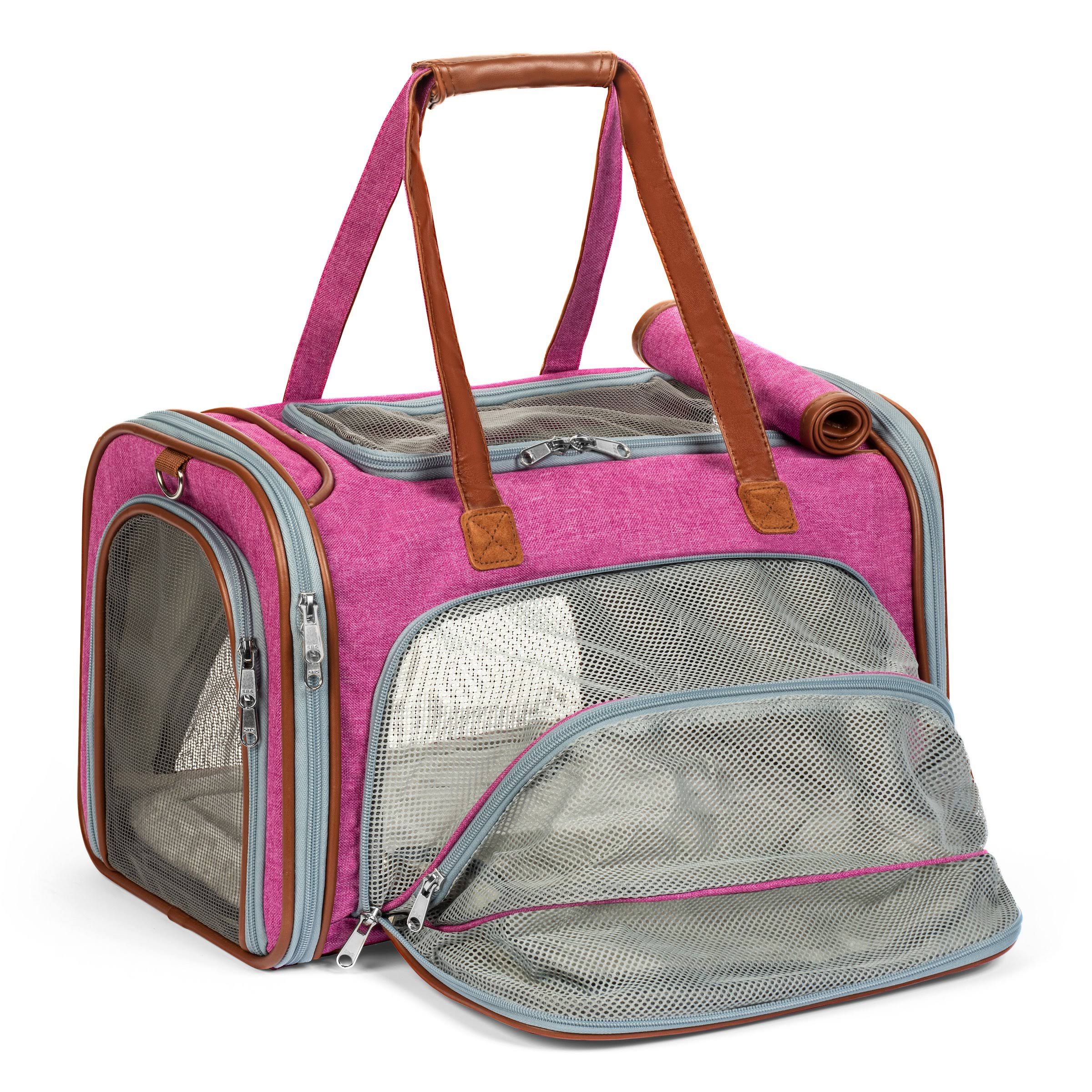 🔥Mr. Peanut&s Gold Series Expandable Airline Approved Tote Low Profile, Soft Sided Premium Pet