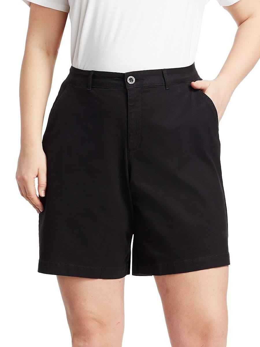 Nydj Plus Bermuda Shorts - Optic White 