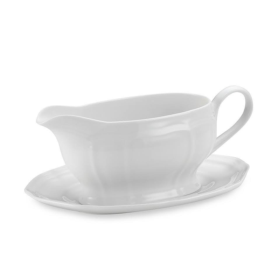 Mikasa Antique White Gravy Boat CT03s