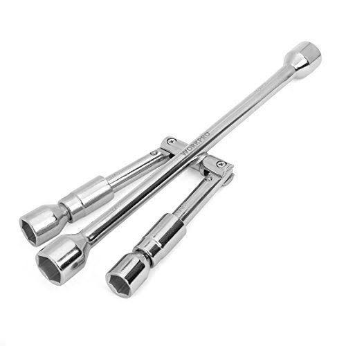 🔥WorkPro 14inch Universal Folding Lug Wrench, 4Way Cross Wrench CT03s