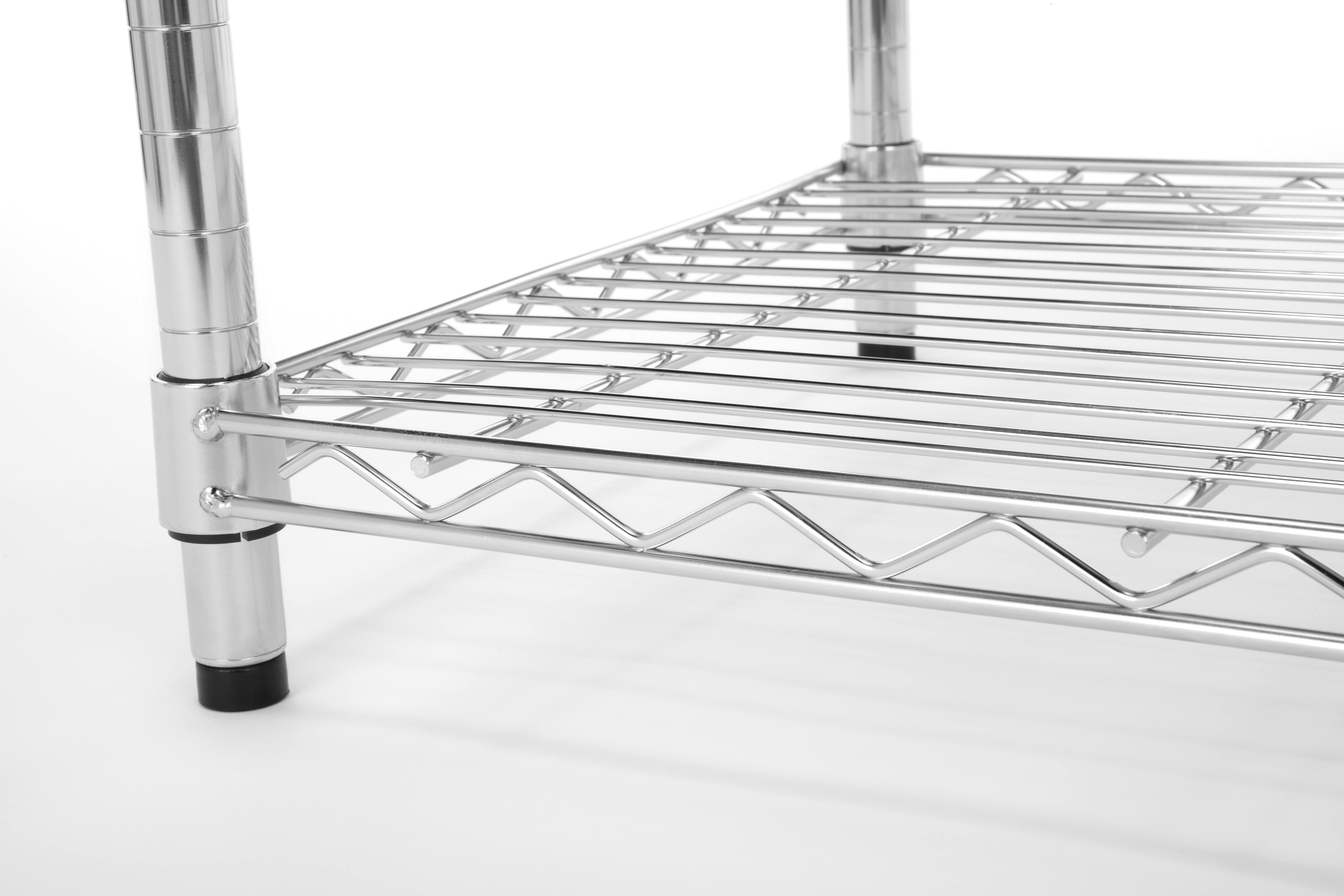 Ofm Complete 4Shelf Shelving Unit, Black / 36in x 72in x 18in CT03s