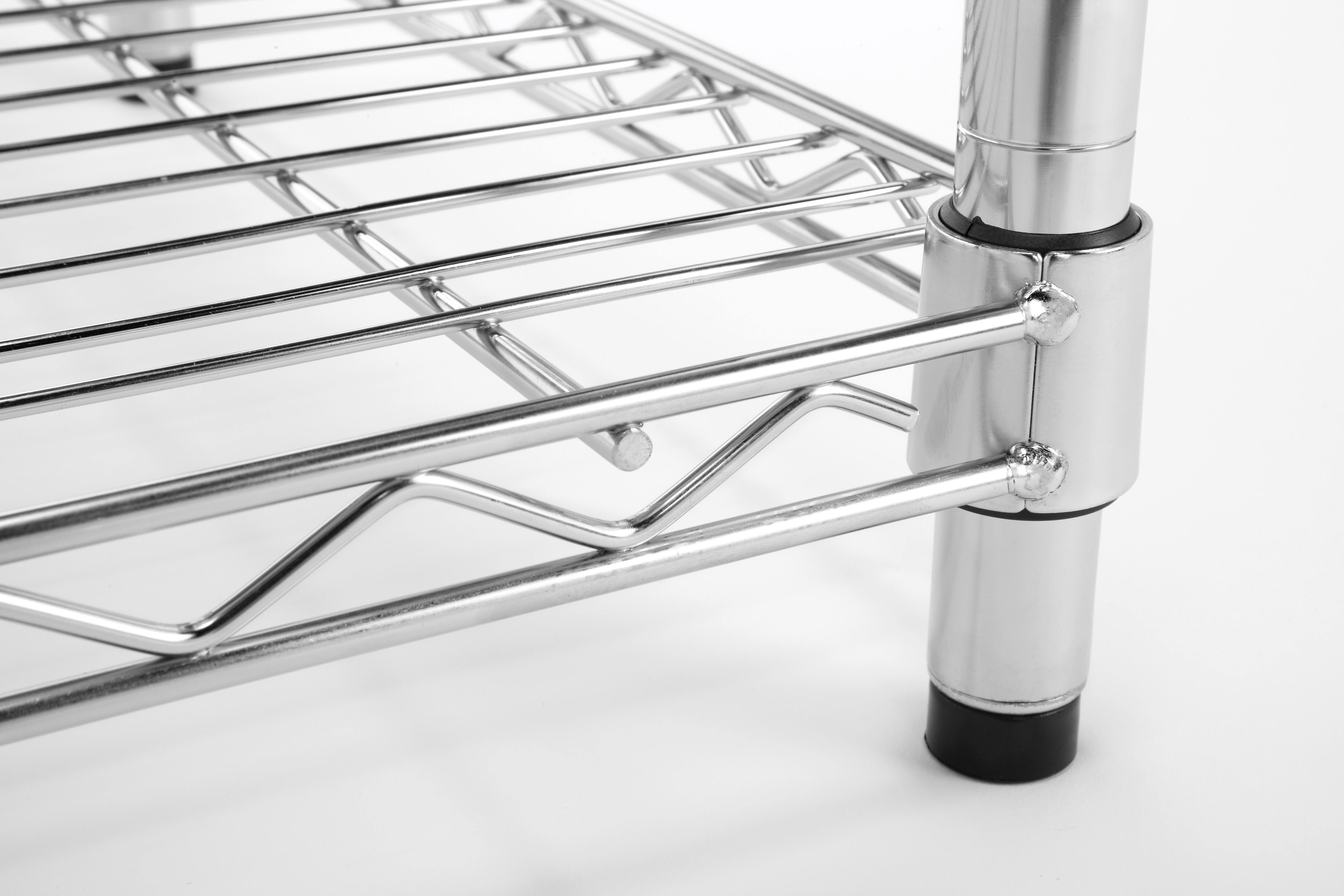 Ofm Complete 4Shelf Shelving Unit, Black / 36in x 72in x 18in CT03s