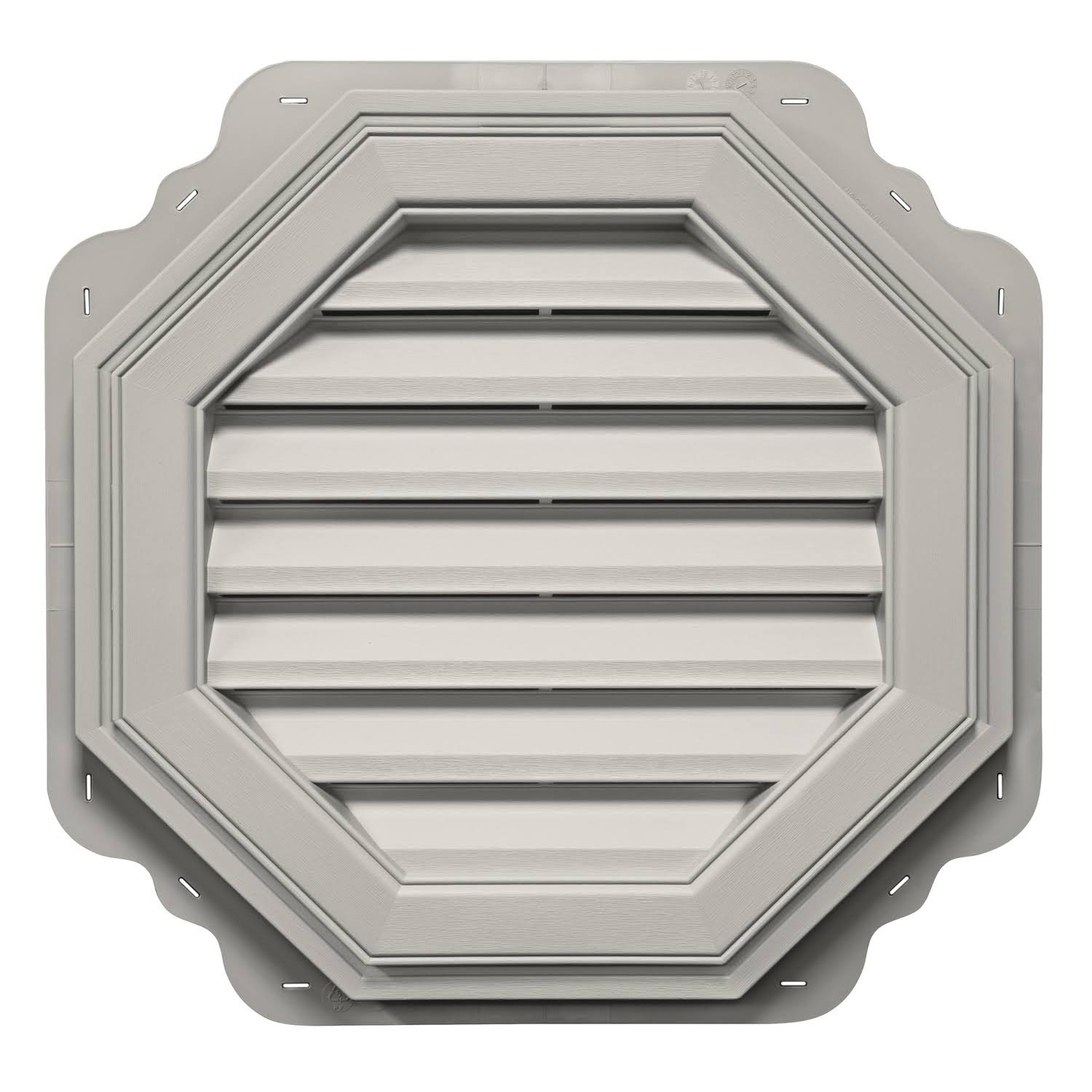 🔥Mid America Octagon Vinyl Gable Vents 22 inch 090 Gray by BuyMBS