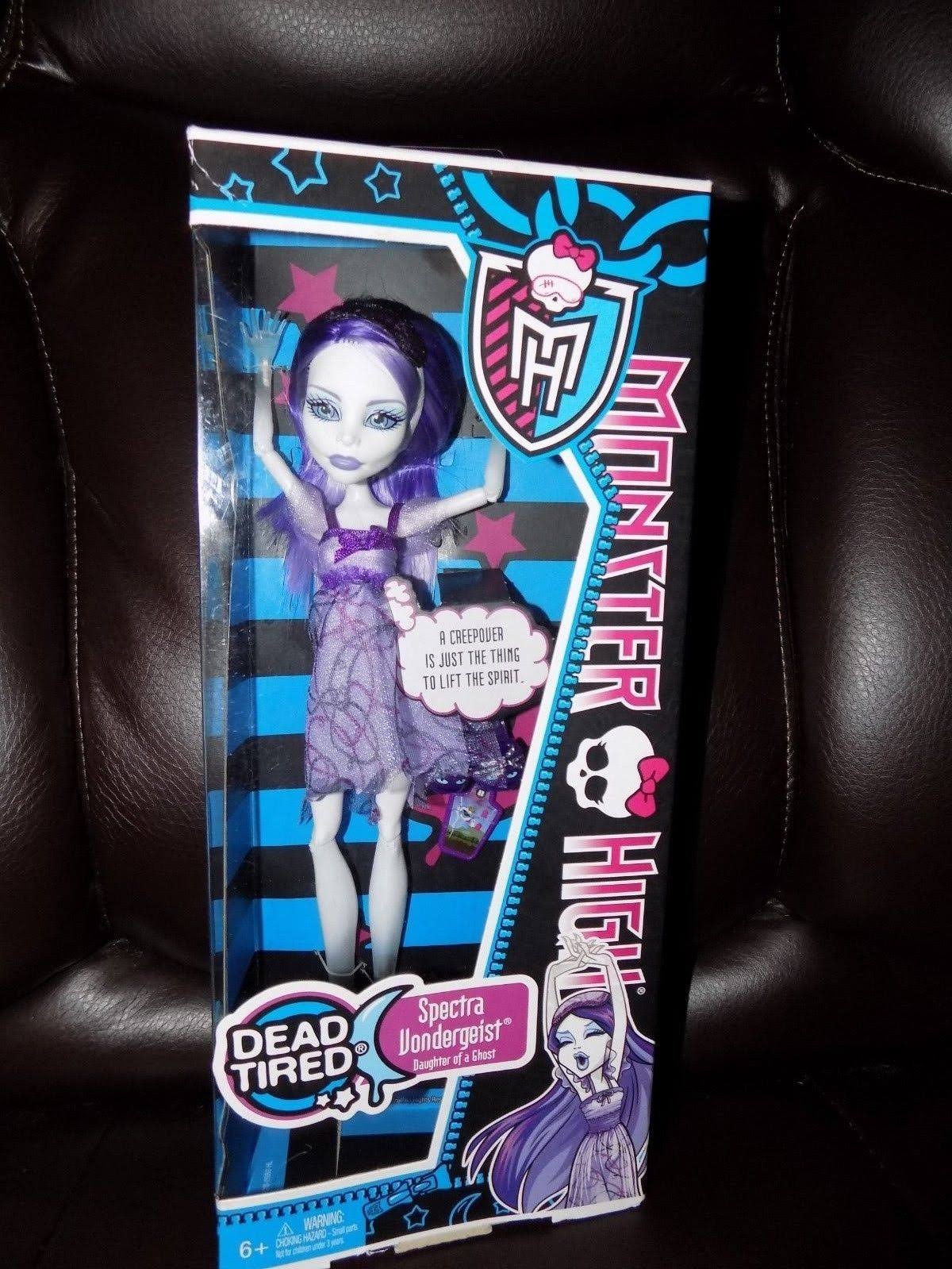 🔥monster High Dead Tired Spectra Vondergeist Doll Ct 03 S 2265