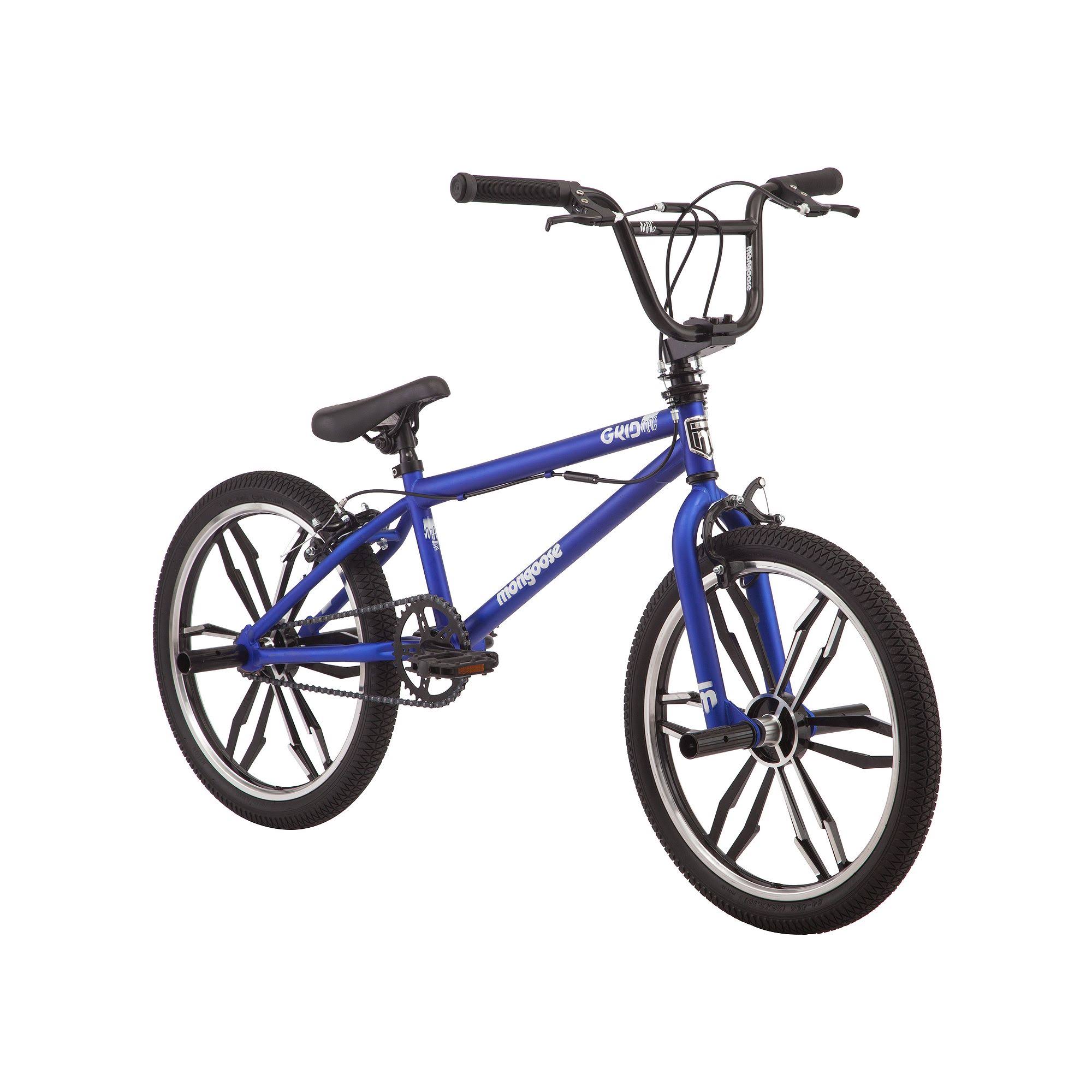 🔥Mongoose 20-in. Grid Mag Boys& BMX Freestyle Bike, Blue - CT-03-s