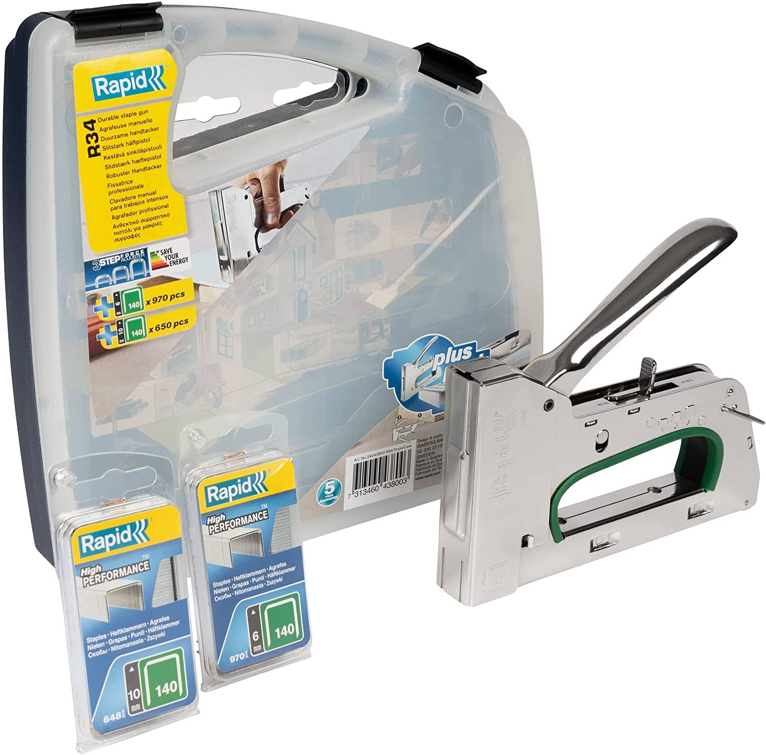 Rapid R34 Staple Gun with 2,500 Staples CT03s