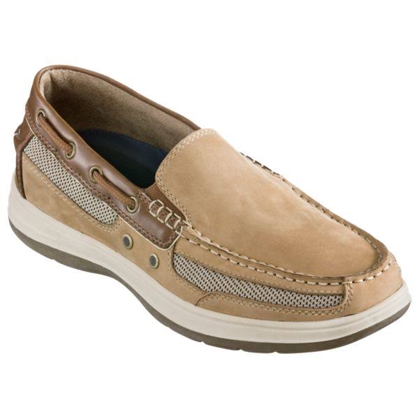 🔥World Wide Sportsman Men's Nantucket III Slip-On Boat Shoes - Tan ...