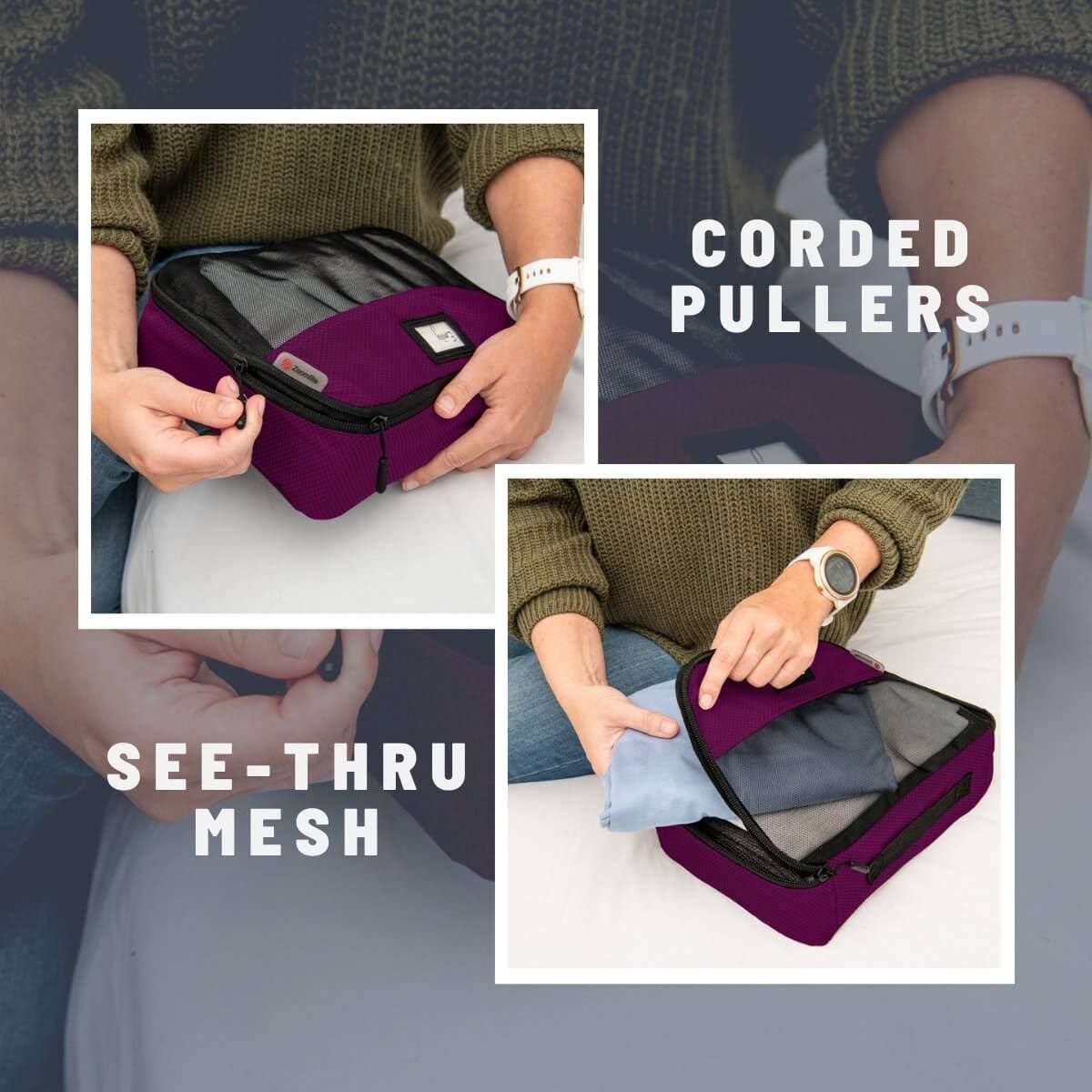 🔥Zoomlite Packing Cubes Set 10 PC Travel Organisers for All Luggage