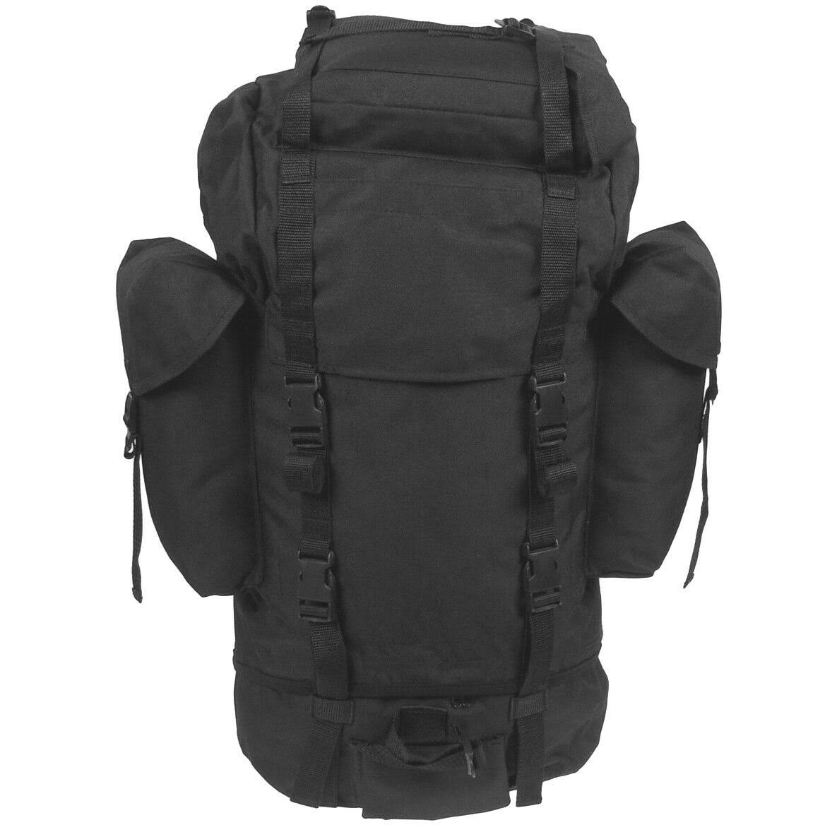 MFH German Army Rucksack 65L Black CT03s