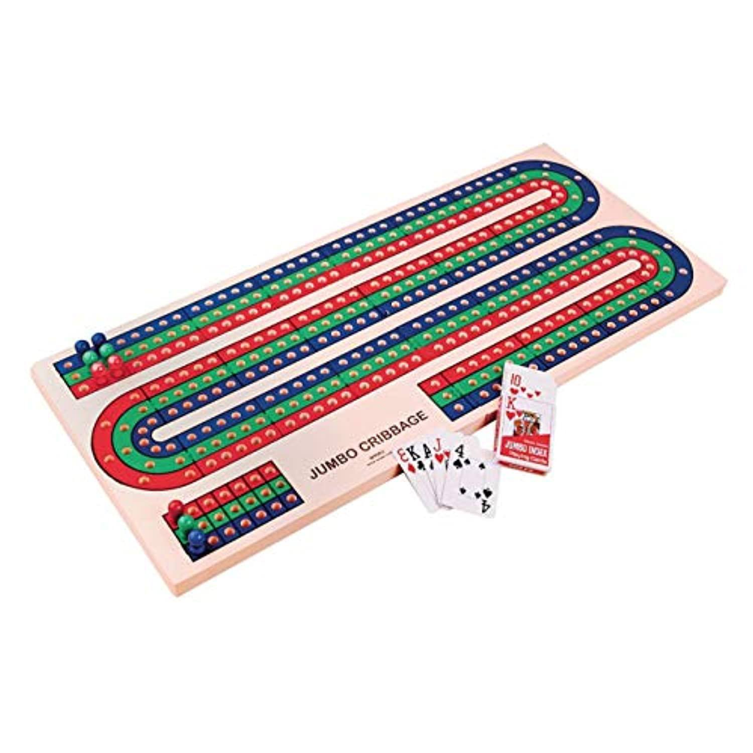 🔥S&S Worldwide W9994 Jumbo Foam Cribbage Board CT03s