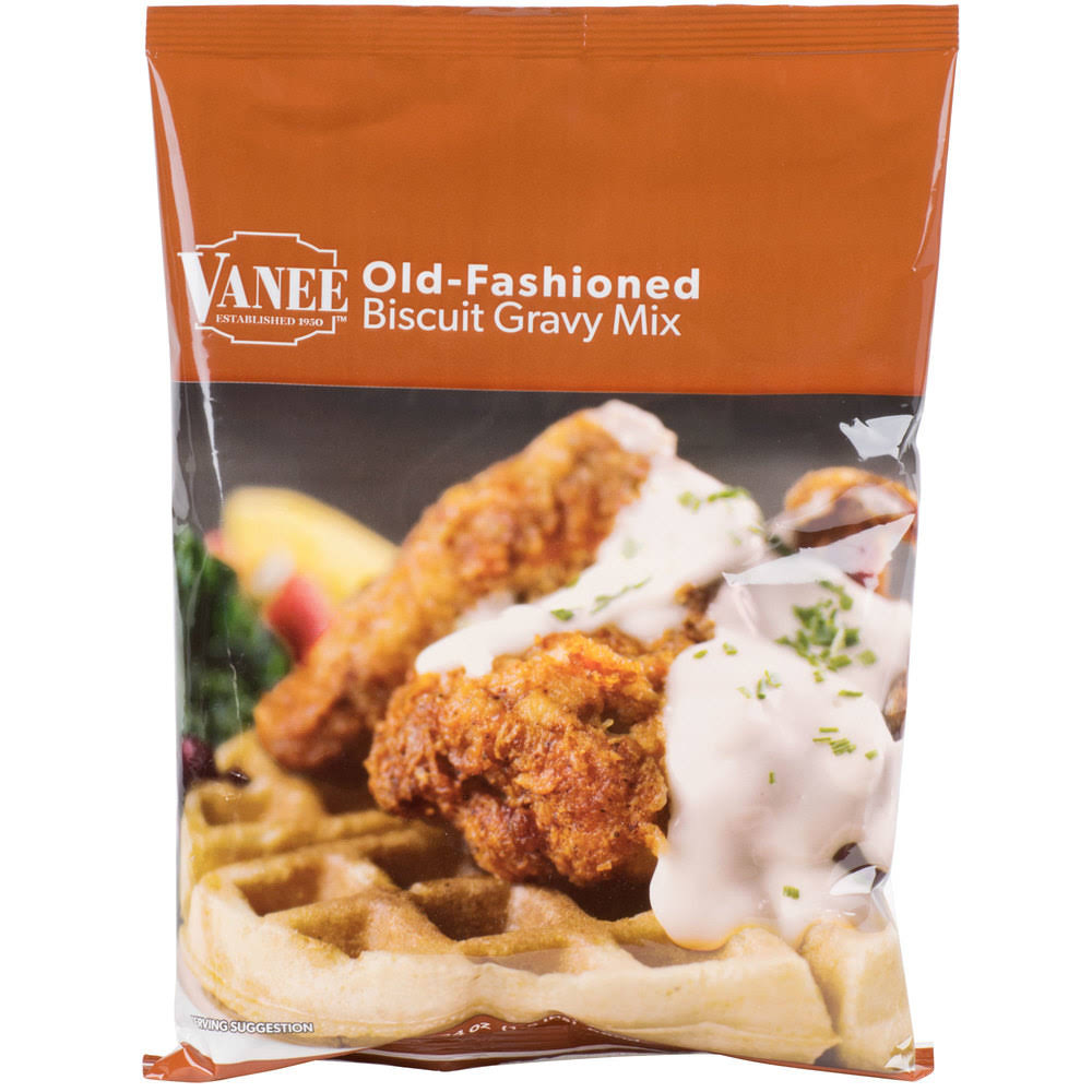 🔥Vanee 24 oz. Bag Old Fashioned Biscuit Gravy Mix 6/Case CT03s