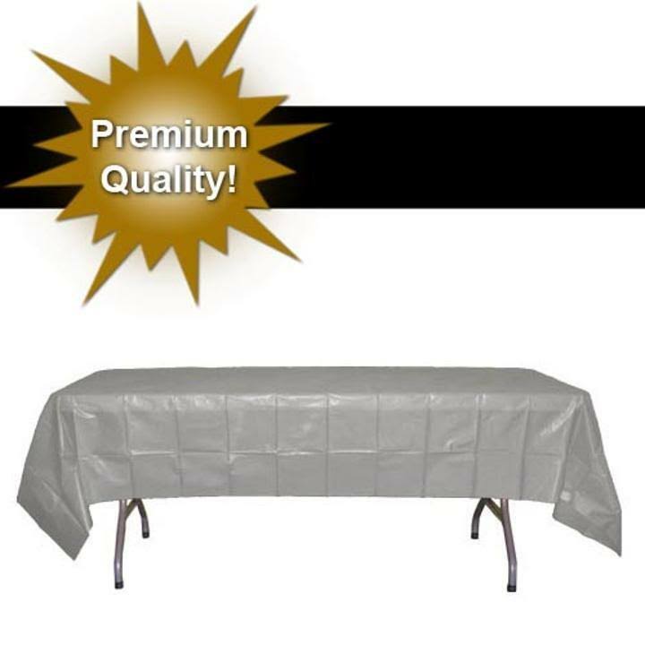 🔥Premium Silver Table Cover, 54" x 108" CT03s