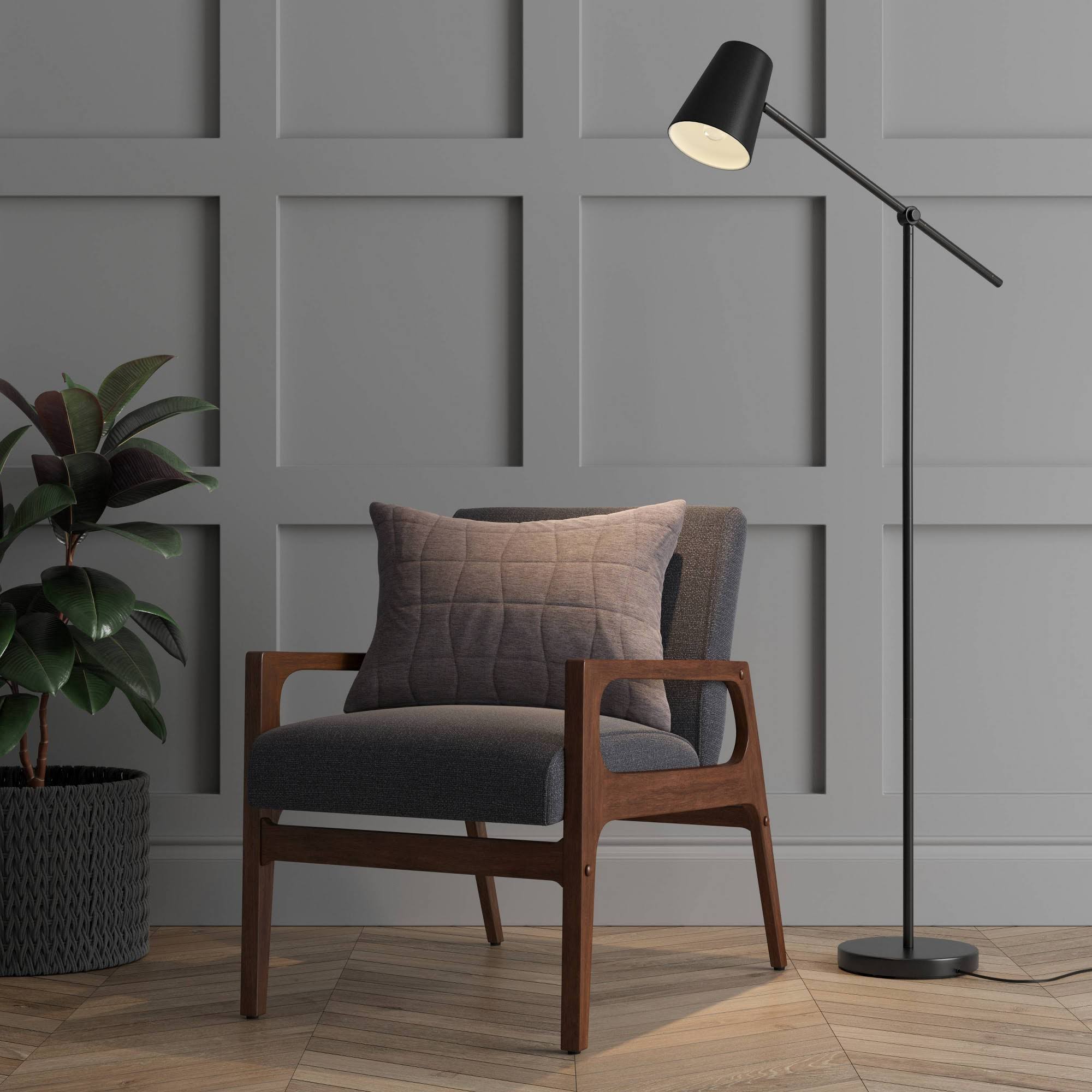 🔥Project 62 Cantilever Floor Lamp Black (Includes LED Light Bulb) in