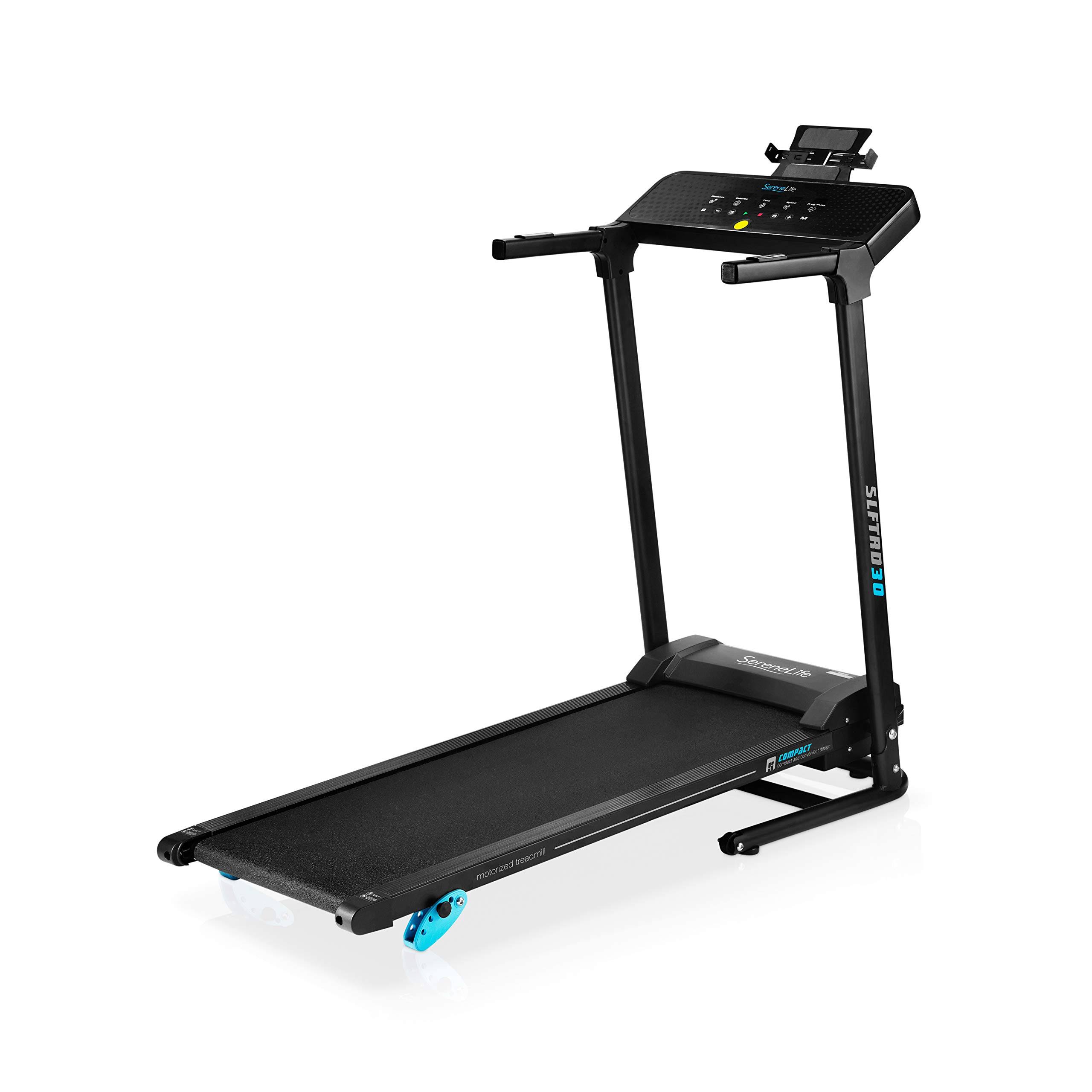 🔥Serenelife SLFTRD30 Folding Treadmill Machine LED Display w/ 12 Pre