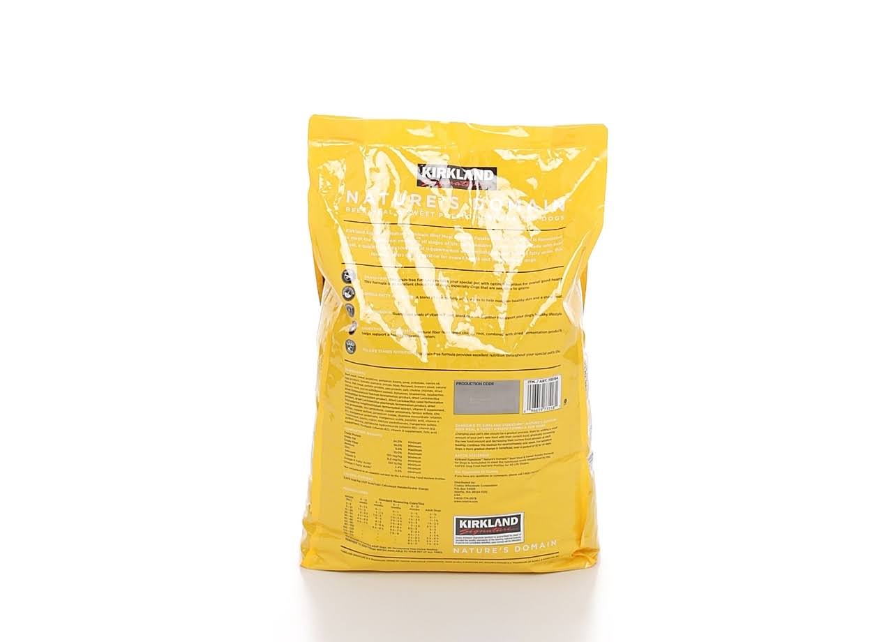 🔥Kirkland Signature Nature&s Domain Dog Food, Beef Meal Sweet Potato