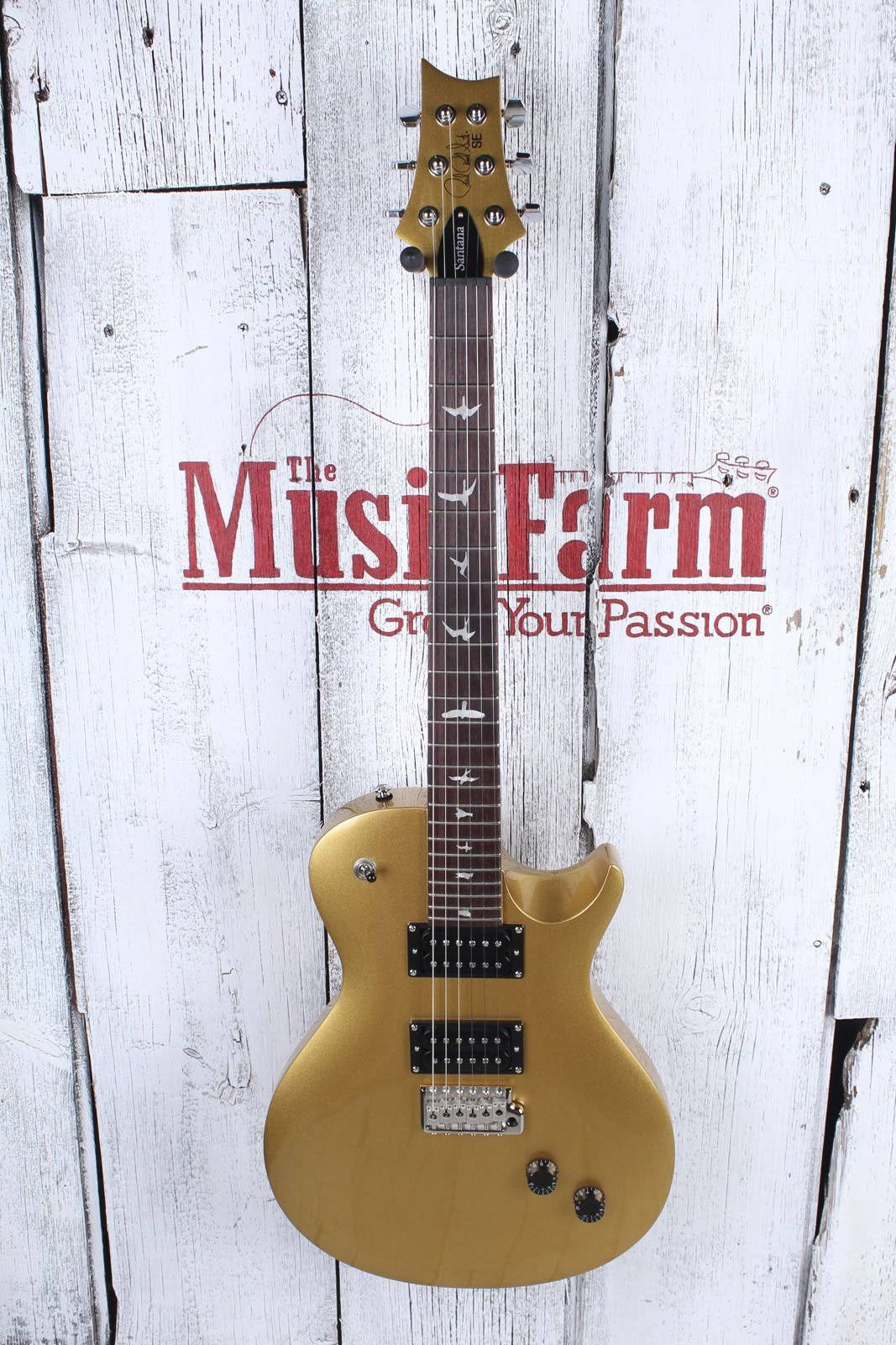 🔥PRS SE Santana Singlecut Trem Electric Guitar Egyptian Gold CT03s