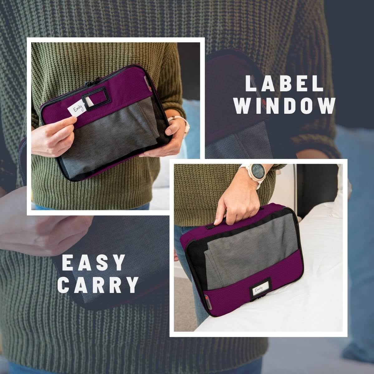 🔥Zoomlite Packing Cubes Set 10 PC Travel Organisers for All Luggage