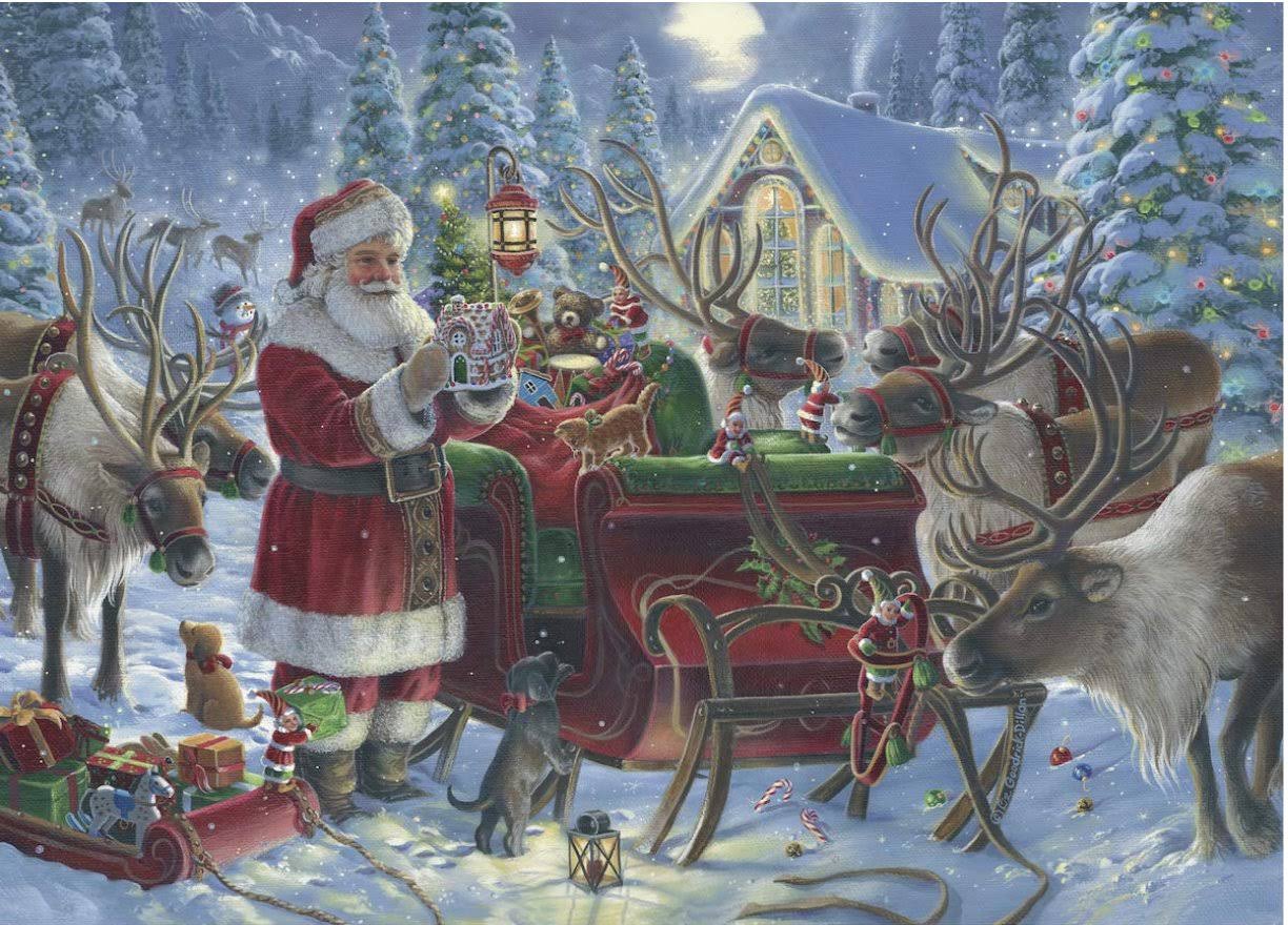 🔥Ravensburger Packing The Sleigh - 1000 Piece Puzzle - CT-03-s