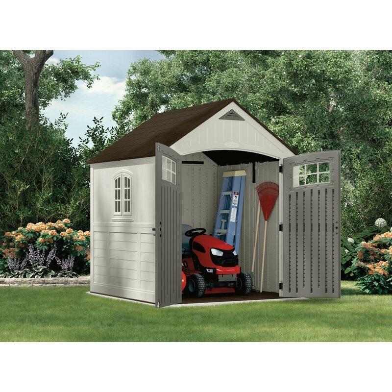 Cascade 7 ft. W x 7 ft. D Plastic Storage Shed LIDL