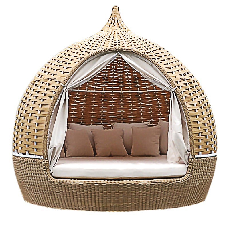 Outdoor Leisure Balcony Sofa Combination Single Double Rattan Furniture