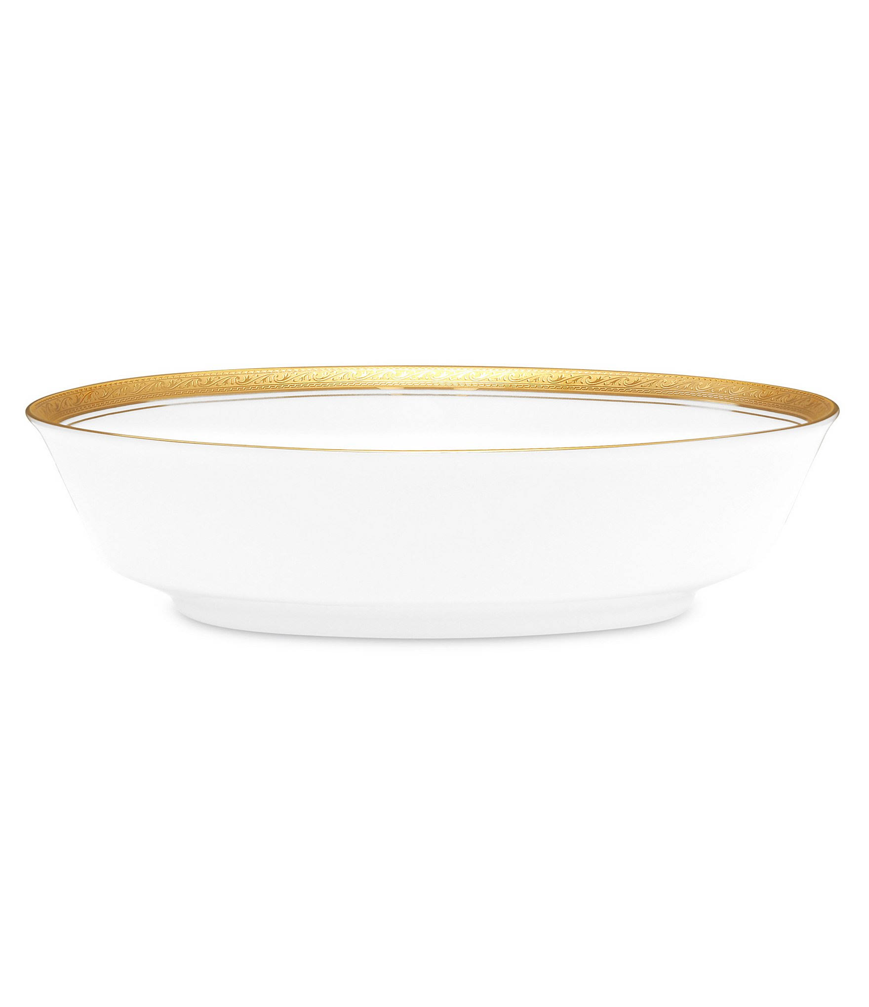 Noritake Crestwood Gold Oval Vegetable Bowl MintFabStore