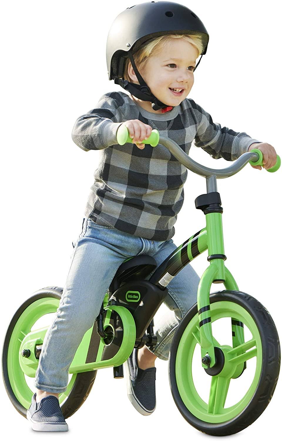Little Tikes My First BalancetoPedal Training Bike for Kids in Green