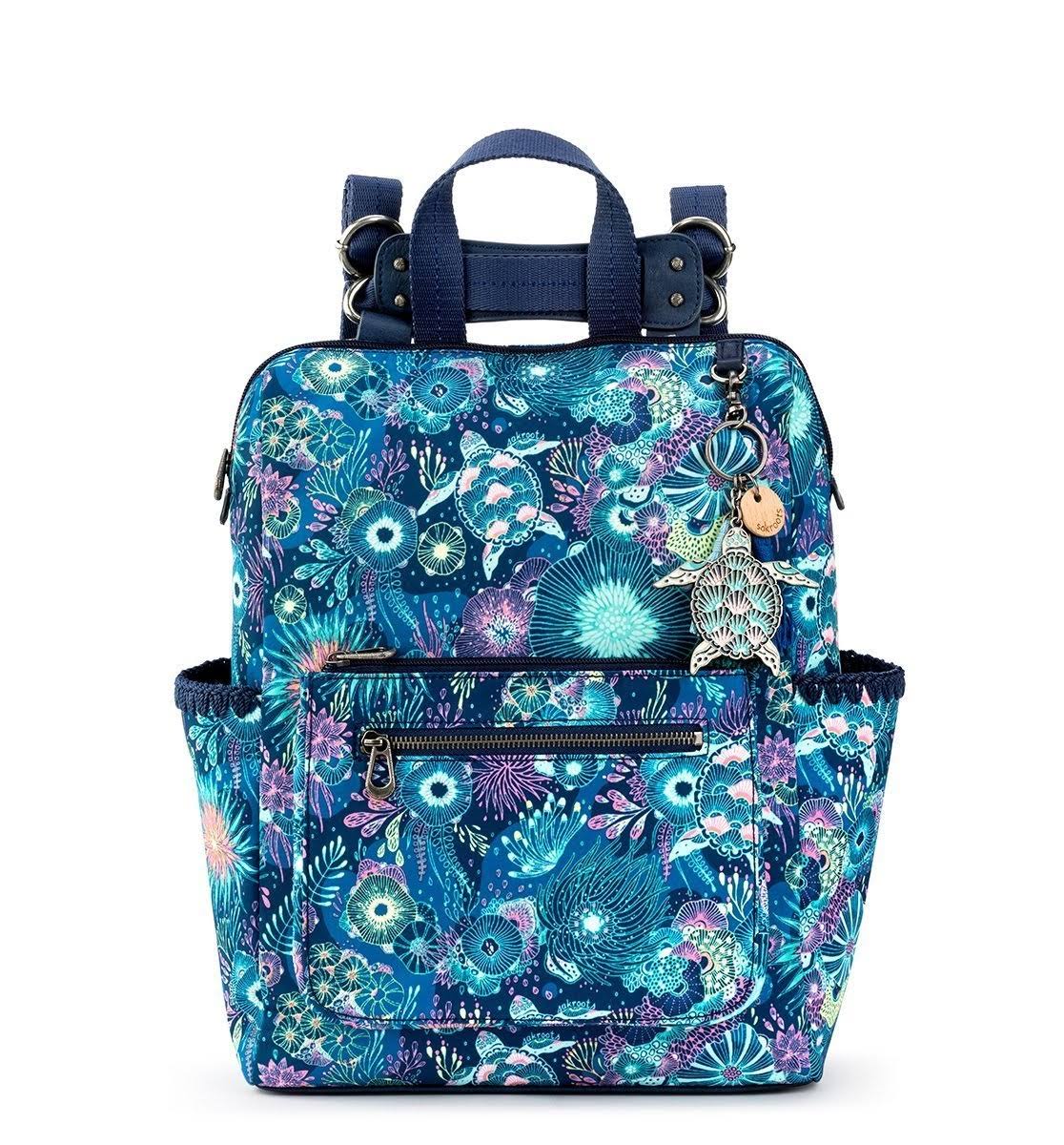 Sakroots Loyola Convertible Backpack | Royal Blue Seascape - MintFabStore