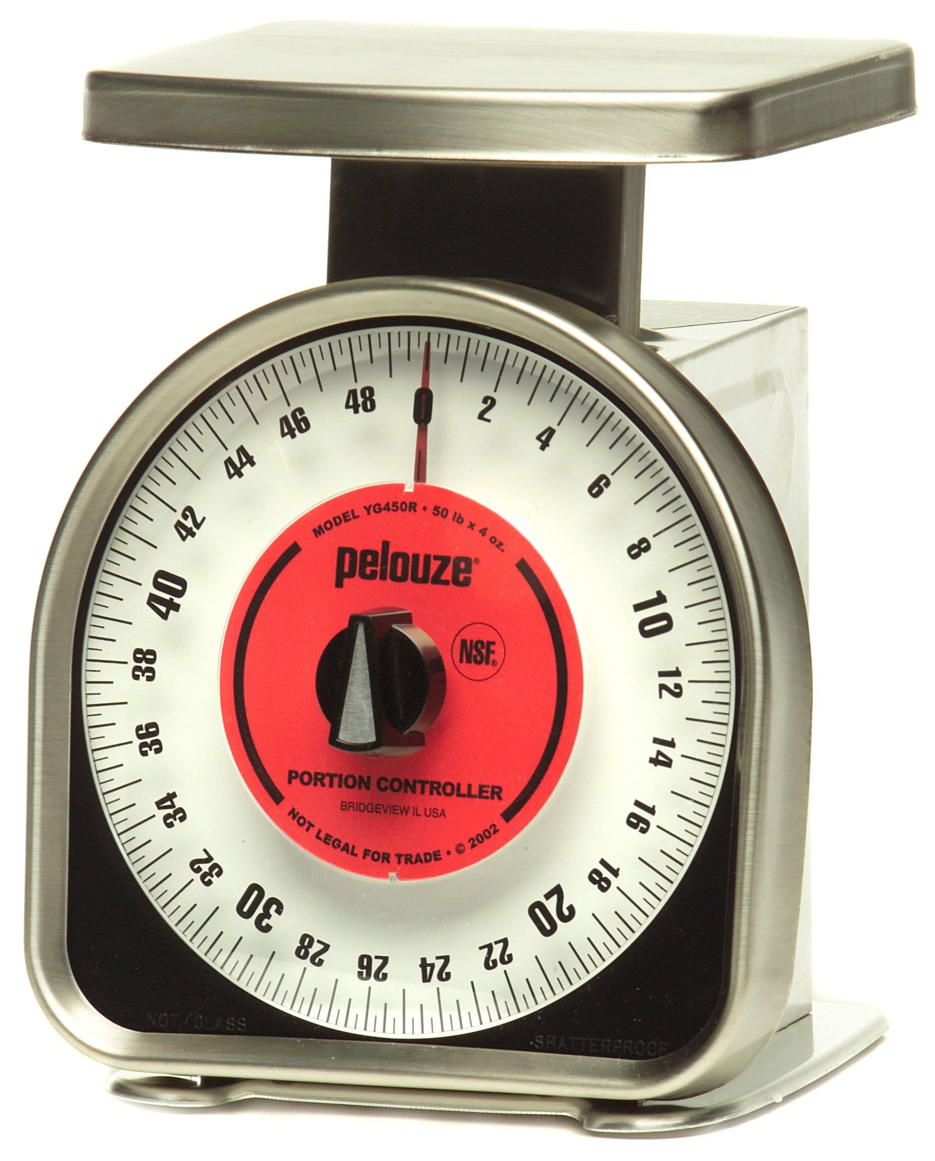Rubbermaid FGYG450R Pelouze 50 lb. Mechanical Portion Control Scale