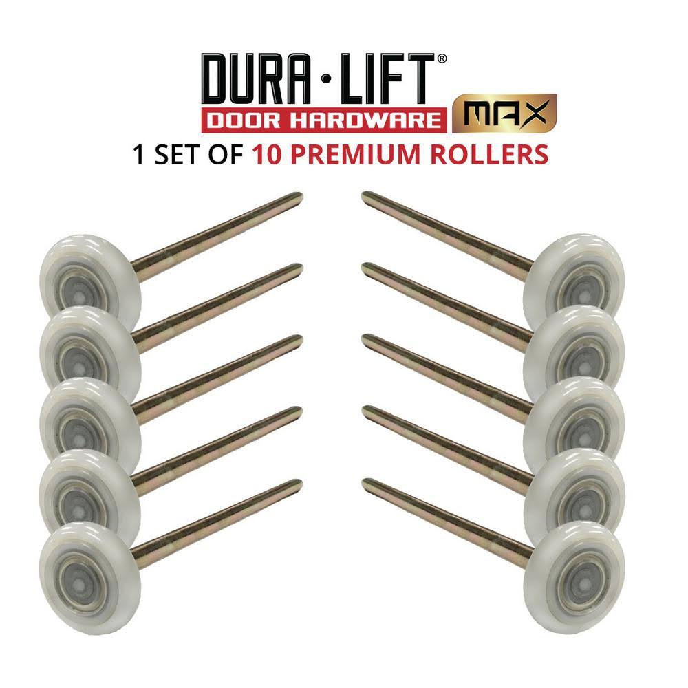 DURALIFT UltraLife Max 2 in. Sealed Nylon Garage Door Roller with 7 in. Stem (10Pack) 6200ZZ