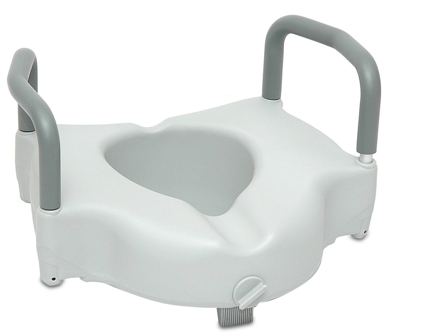 Raised Toilet Seat with Arms MintFabStore