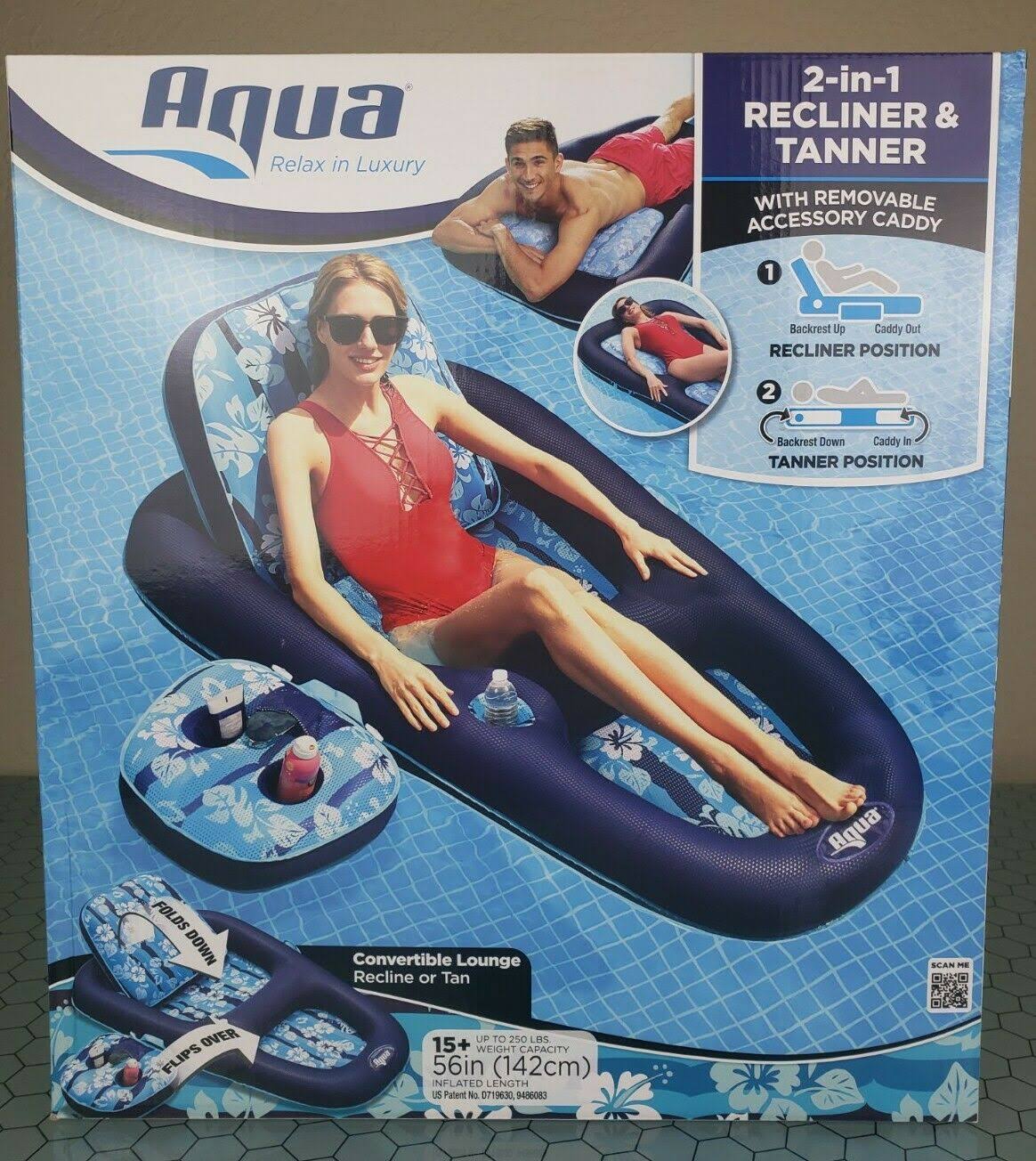 aqua 2 in 1 recliner