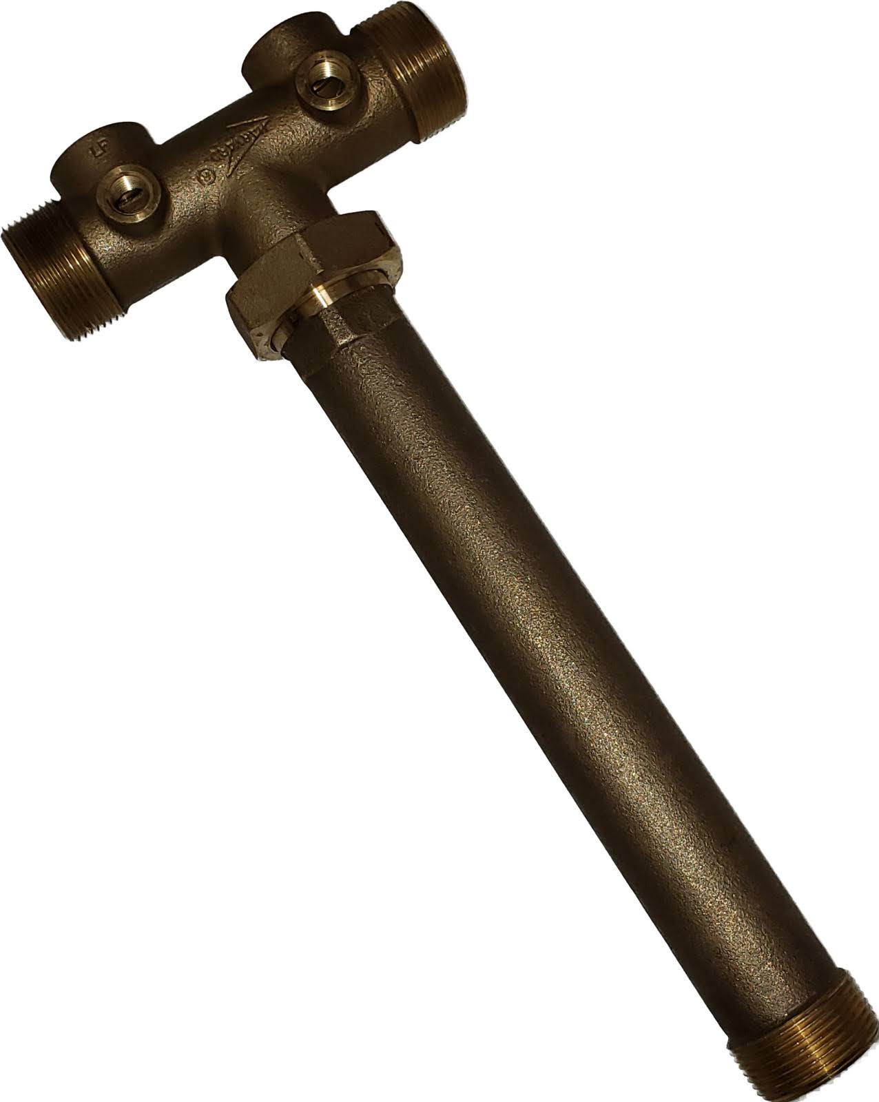 Pressure Tank Tee, 14x22 Union, Brass, Water Well Pressure Tank Lead