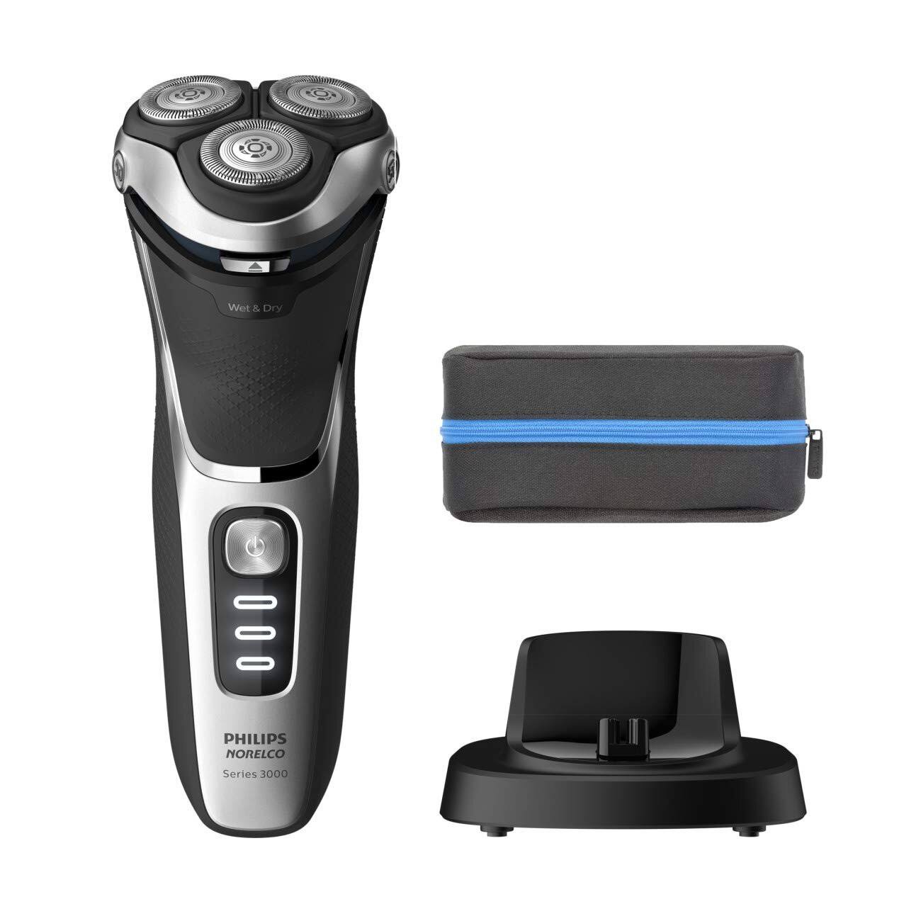 Norelco Cordless Wet/Dry Electric Shaver 3800, S3311/85 - Black ...