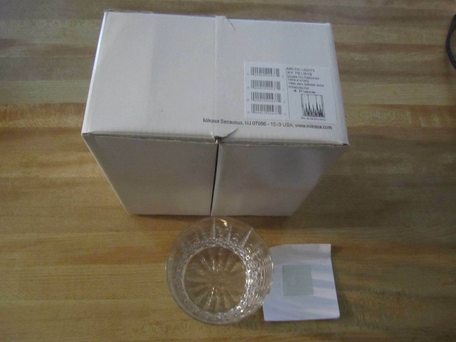 Mikasa Arctic Lights Crystal Double Old Fashioned MintFabStore