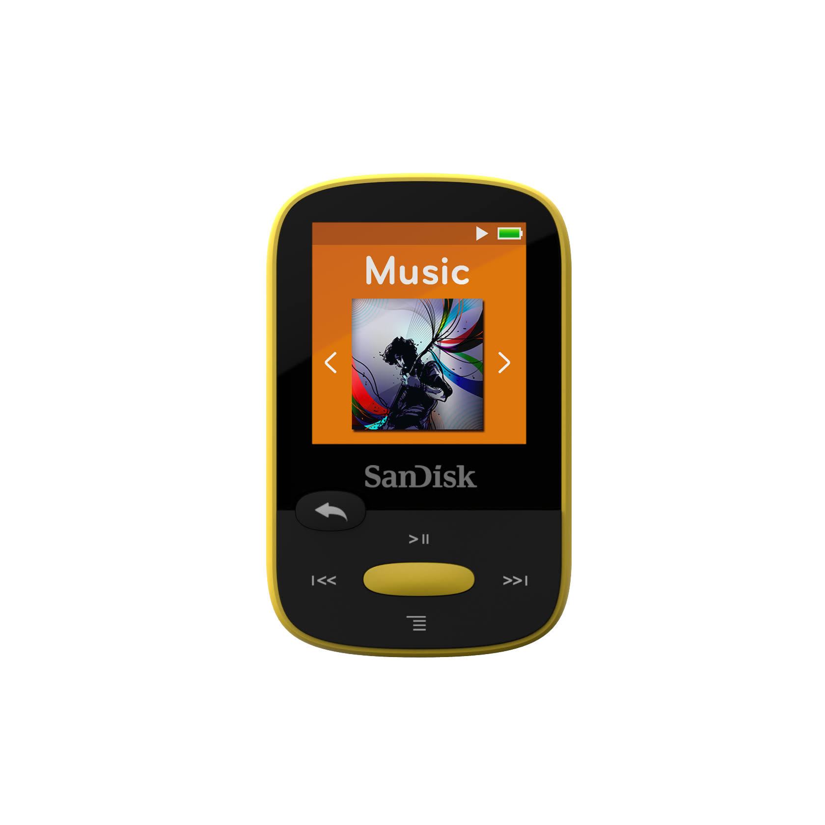 SanDisk Clip Sport 4GB MP3 Player Yellow MintFabStore