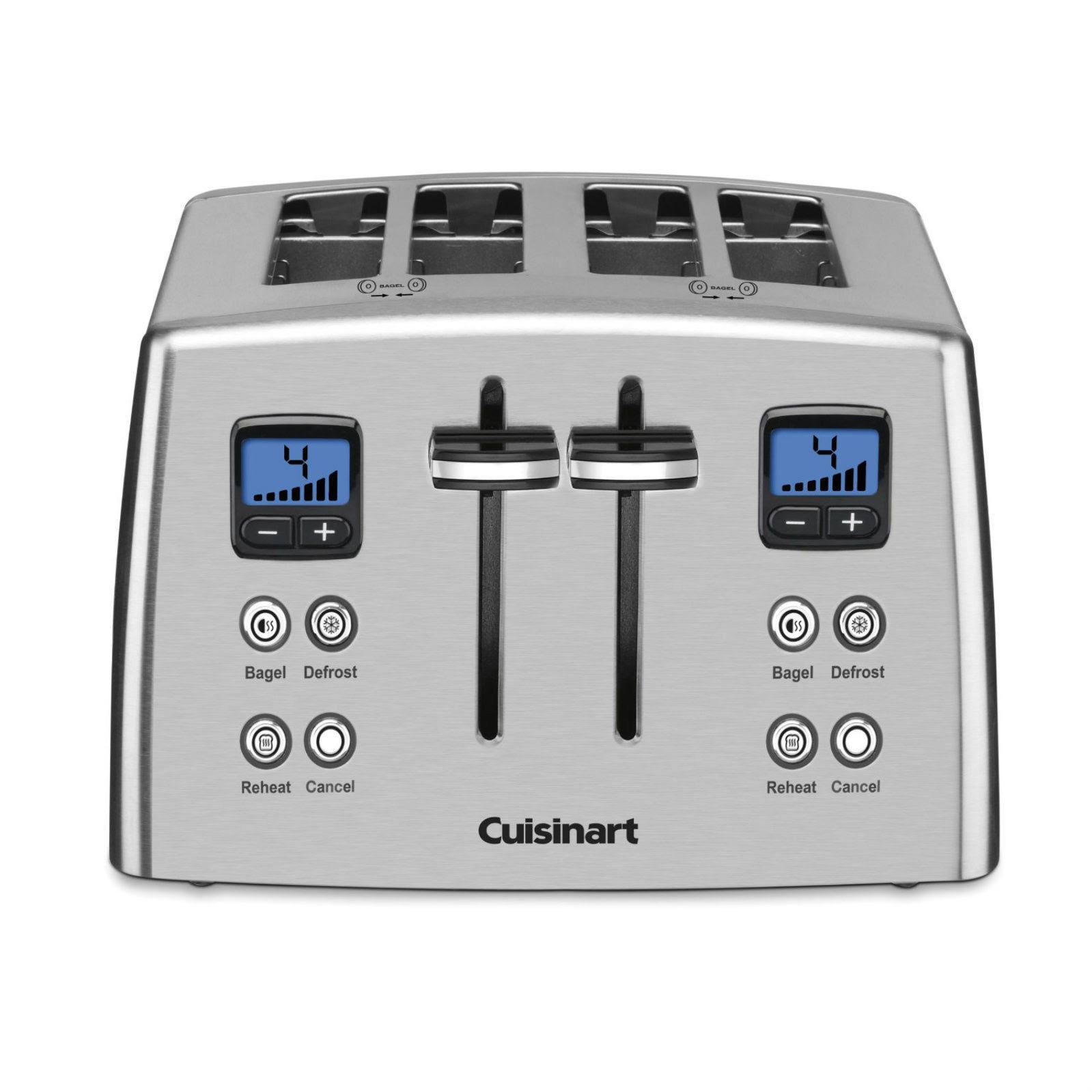 Cuisinart 4Slice Toaster, Brushed Stainless Steel MintFabStore