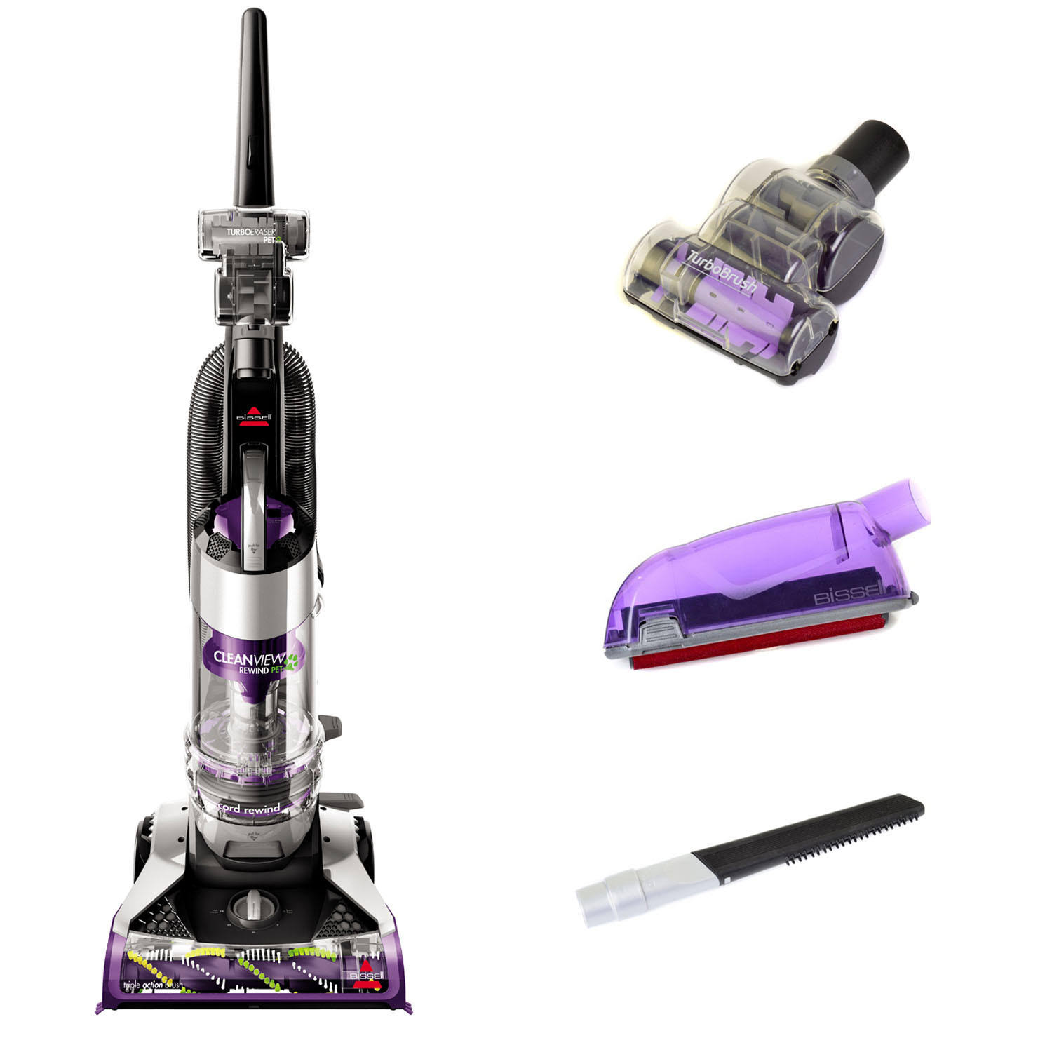 Bissell Cleanview Rewind Pet Bagless Upright Vacuum - MintFabStore