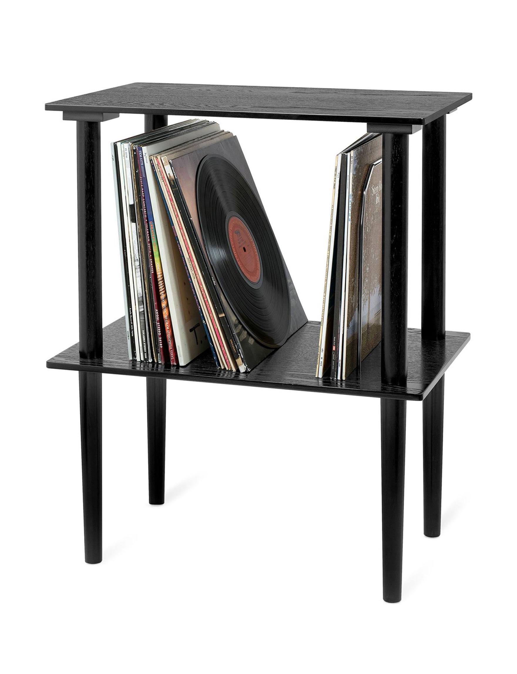 Victrola Black Wooden Stand with Record Holder MintFabStore