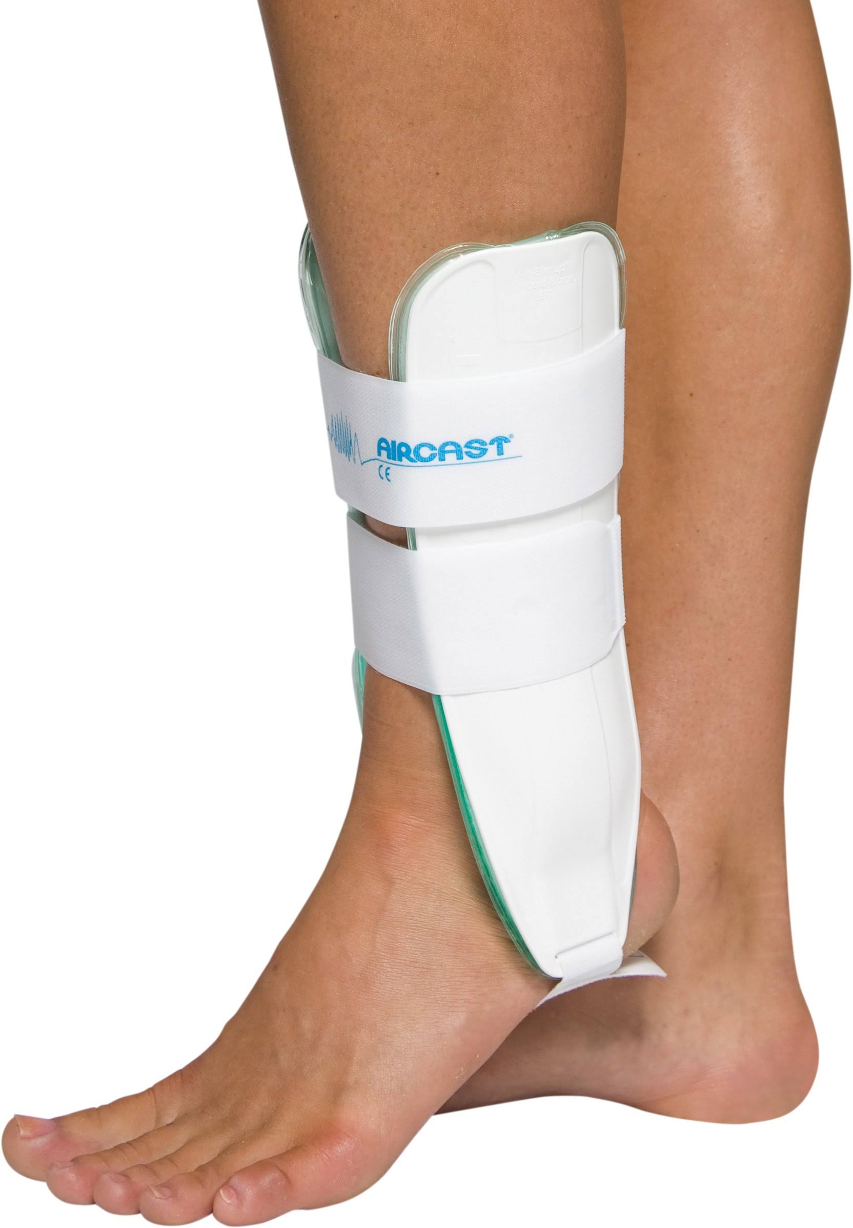 Aircast AirStirrup Ankle BraceLargeLeft MintFabStore