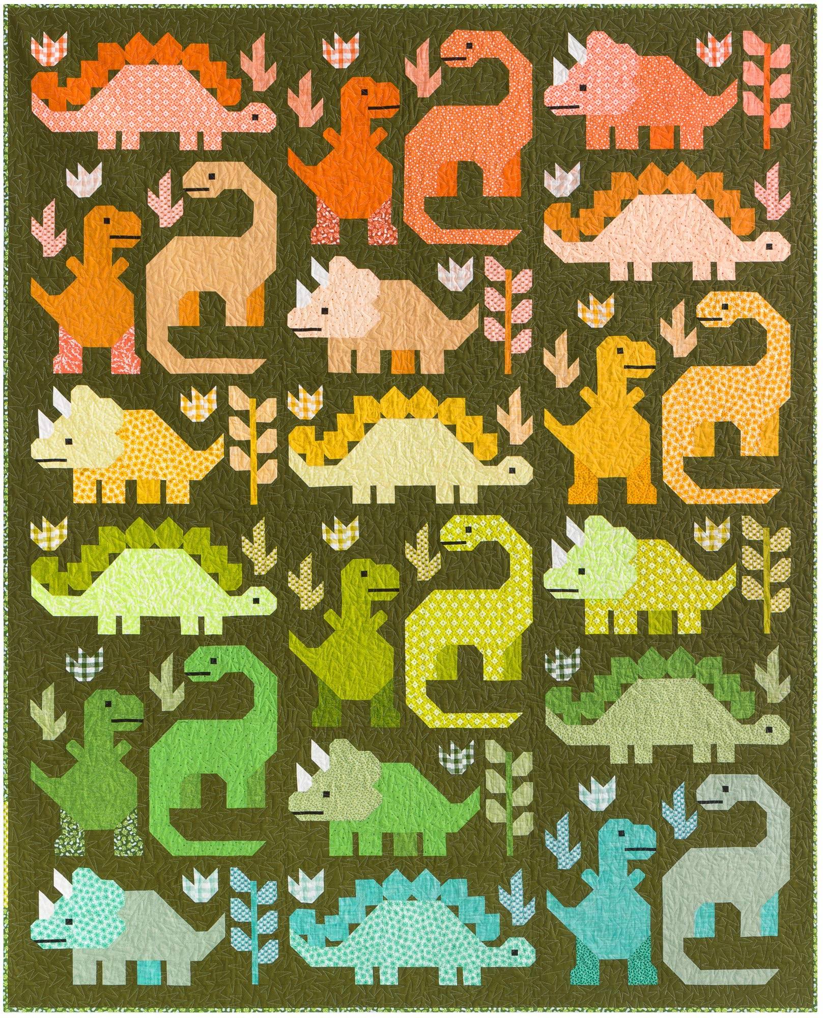 dinosaurs-quilt-kit-featuring-paintbox-by-elizabeth-hartman-mintfabstore