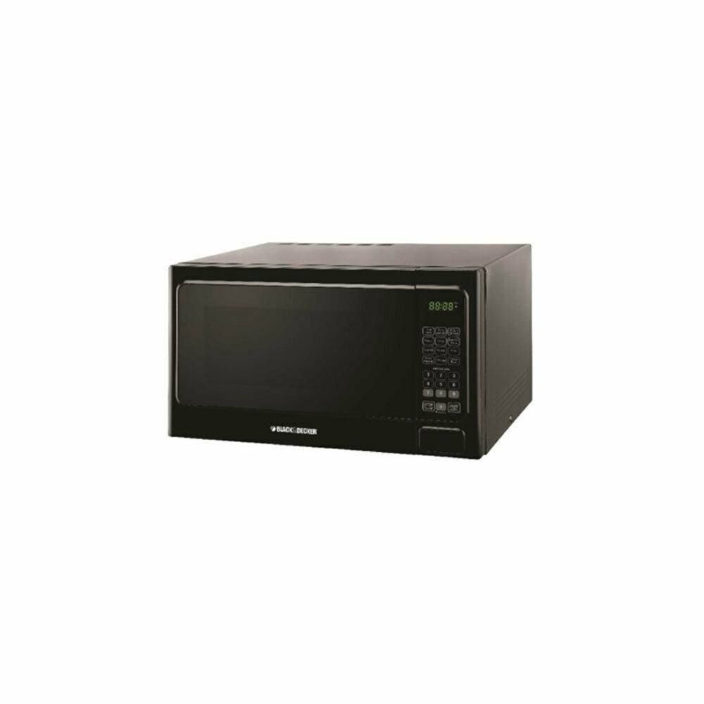 Black and Decker 1.1 Cu. ft. White Microwave 1000 Watt MintFabStore