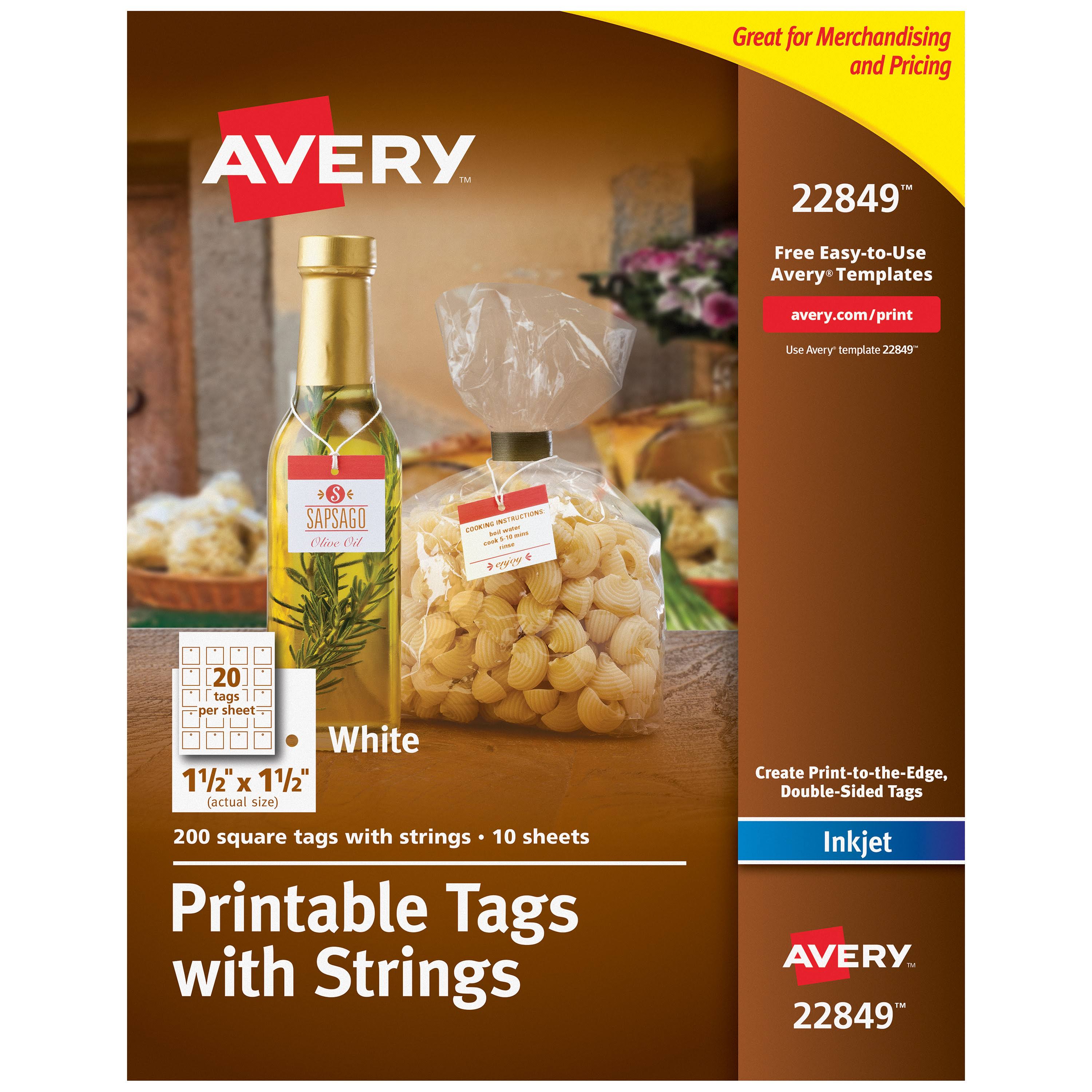 Avery Printable Tags With Strings MintFabStore